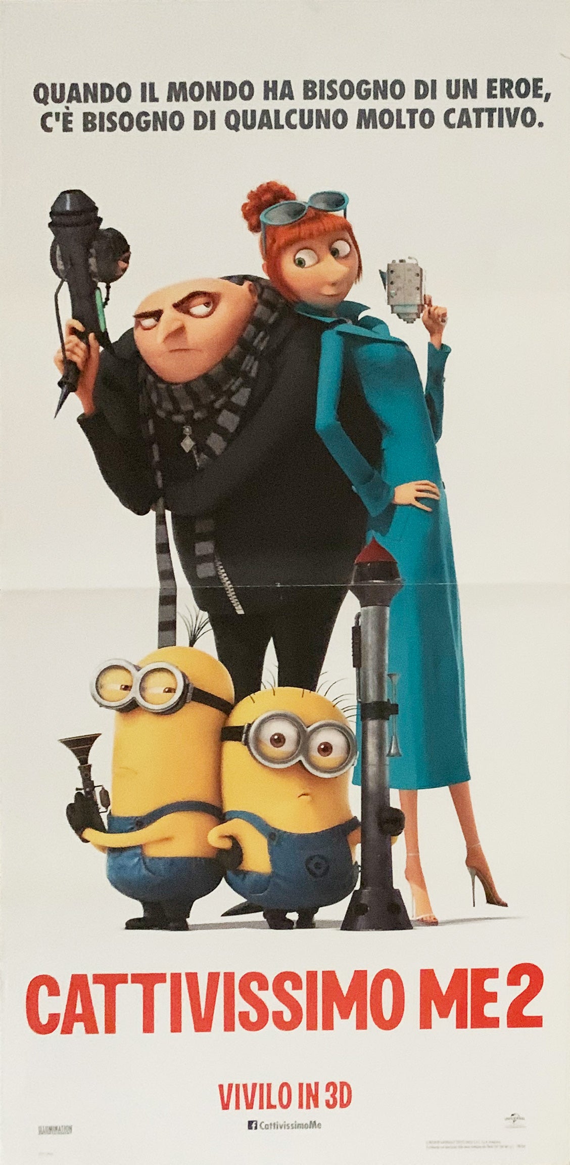Locandina cattivissimo me 2 2013 originale
