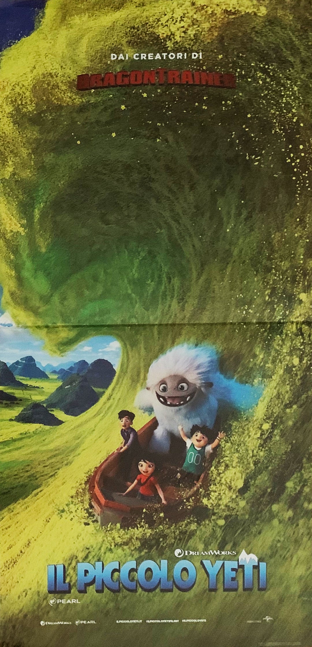 Locandina Il Piccolo Yeti 2019 originale