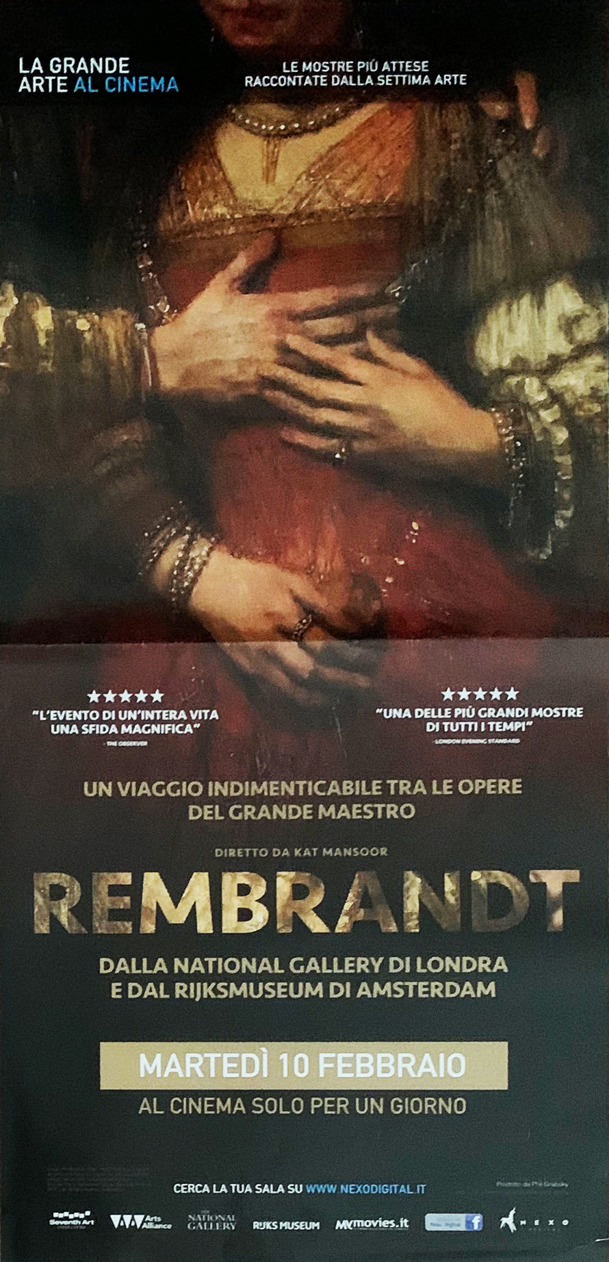 Locandina Rembrandt 2015 originale