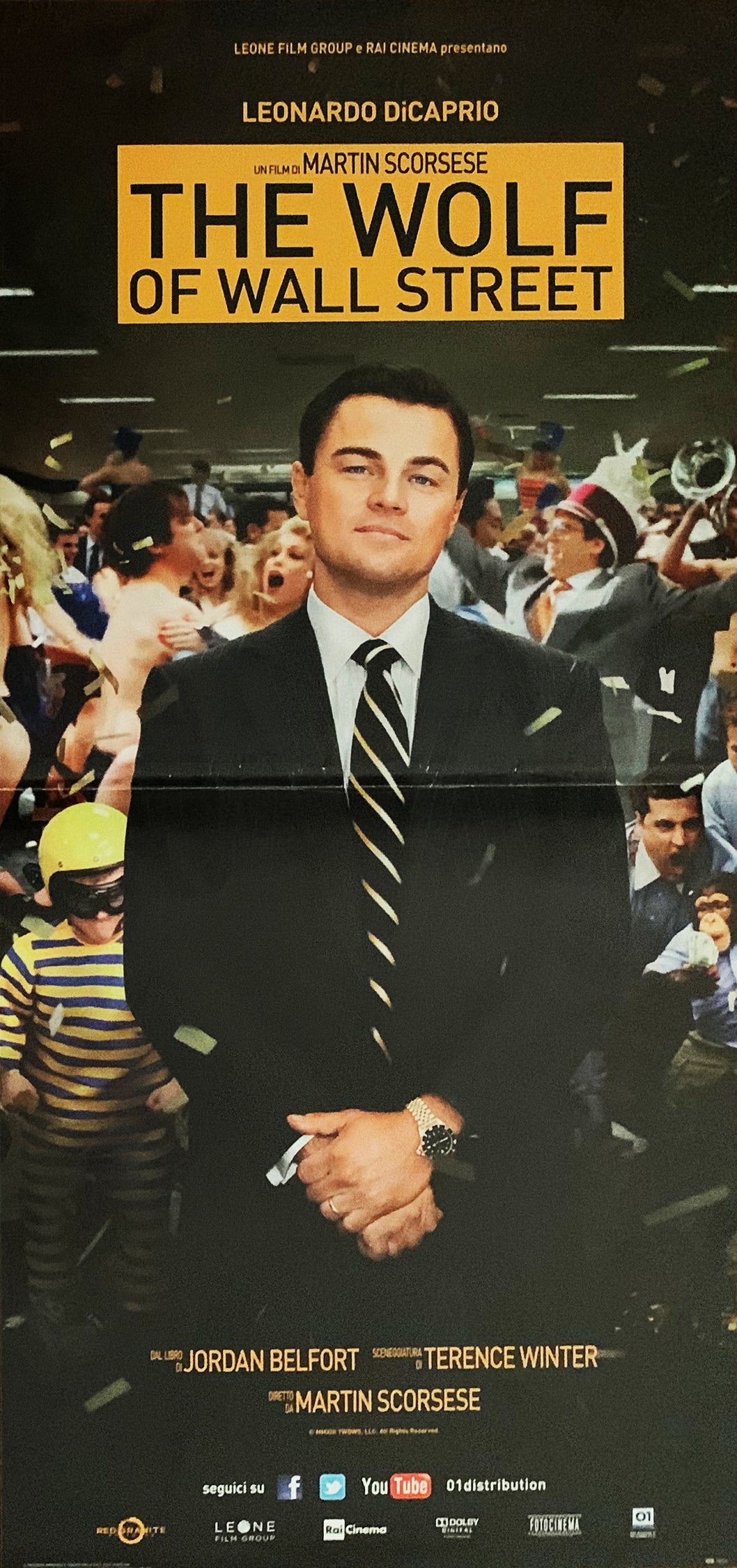 Locandina the wolf of wall street 2013 originale