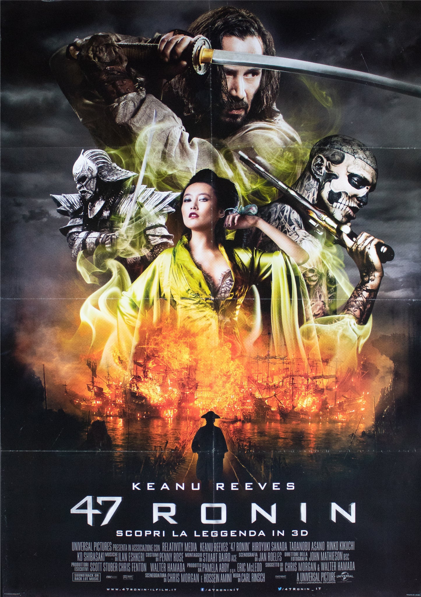 Manifesto 47 ronin 2013 originale