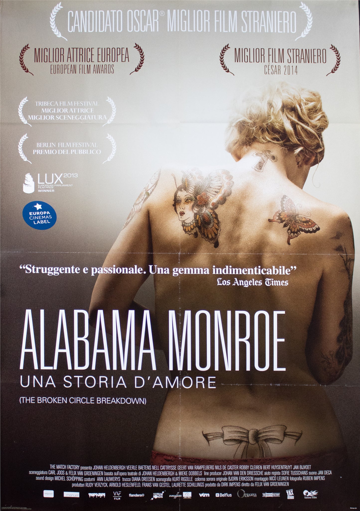 Manifesto Alabama monroe una storia d'amore 2012 originale