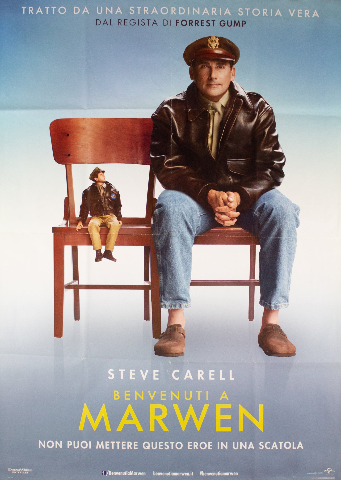 Manifesto benvenuti a Marwen 2018 originale