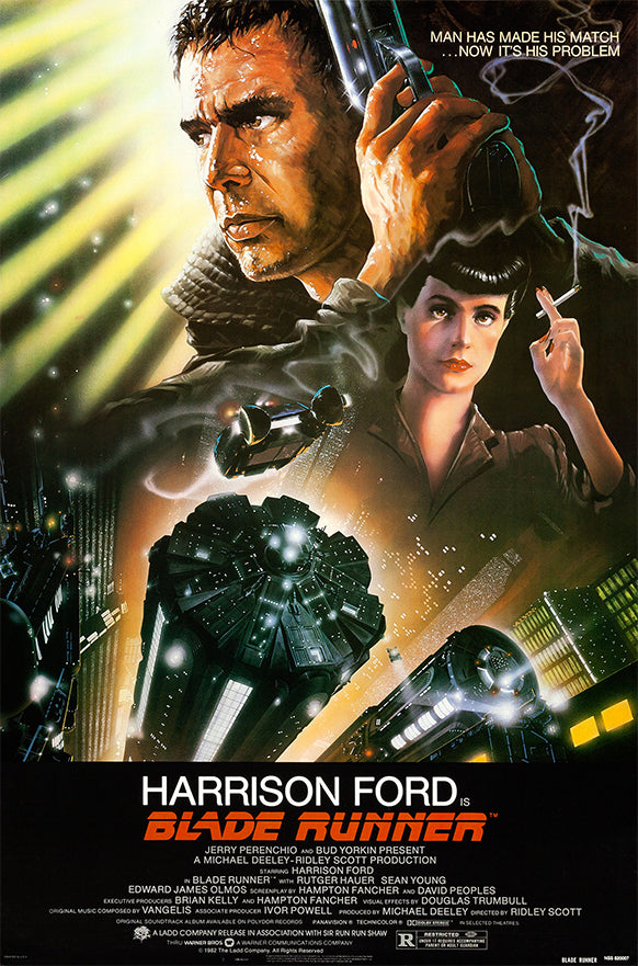 Manifesto Blade Runner 1982 Eng Stampa