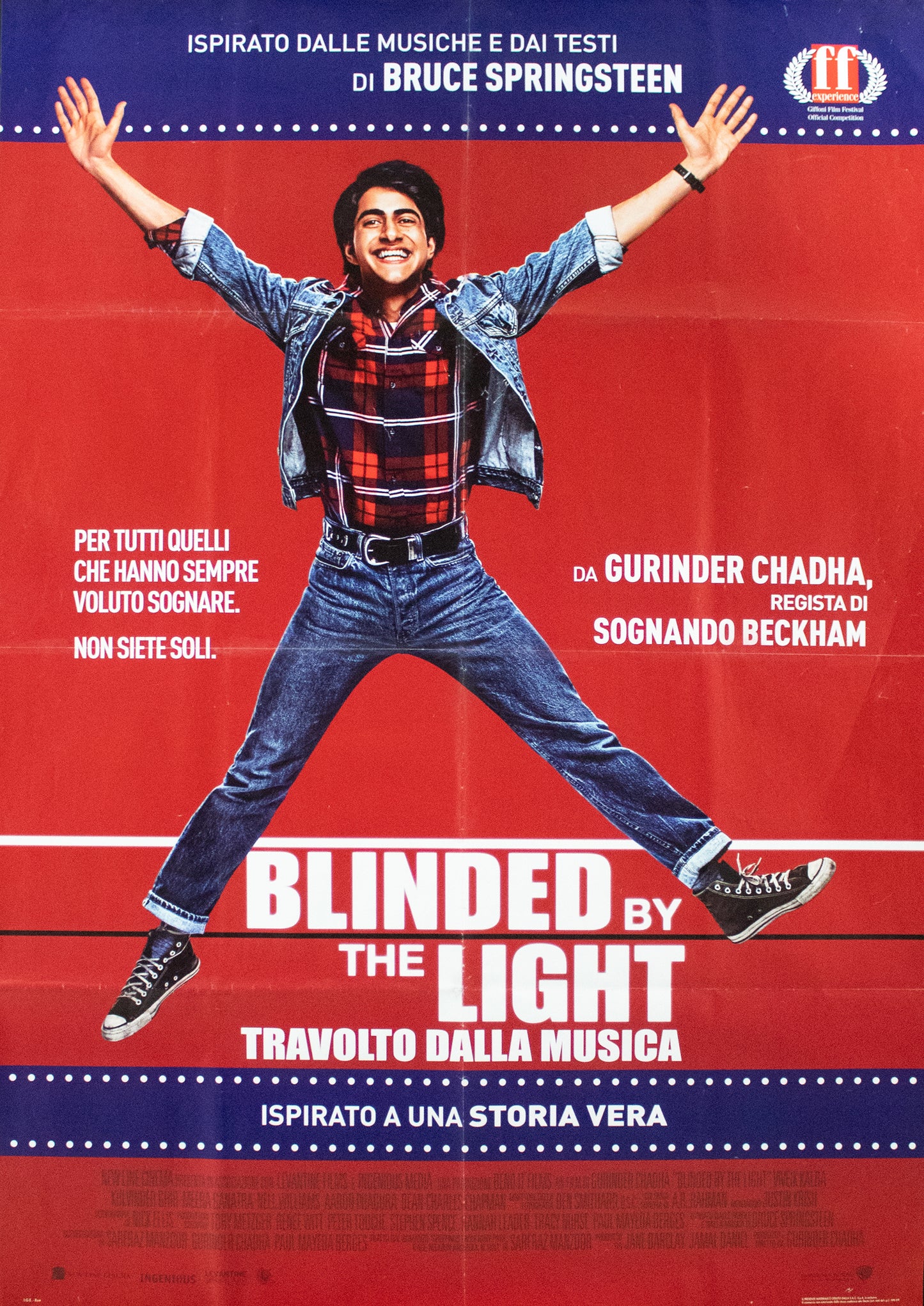 Manifesto Blinded by the light - Travolto dalla musica 2019 originale