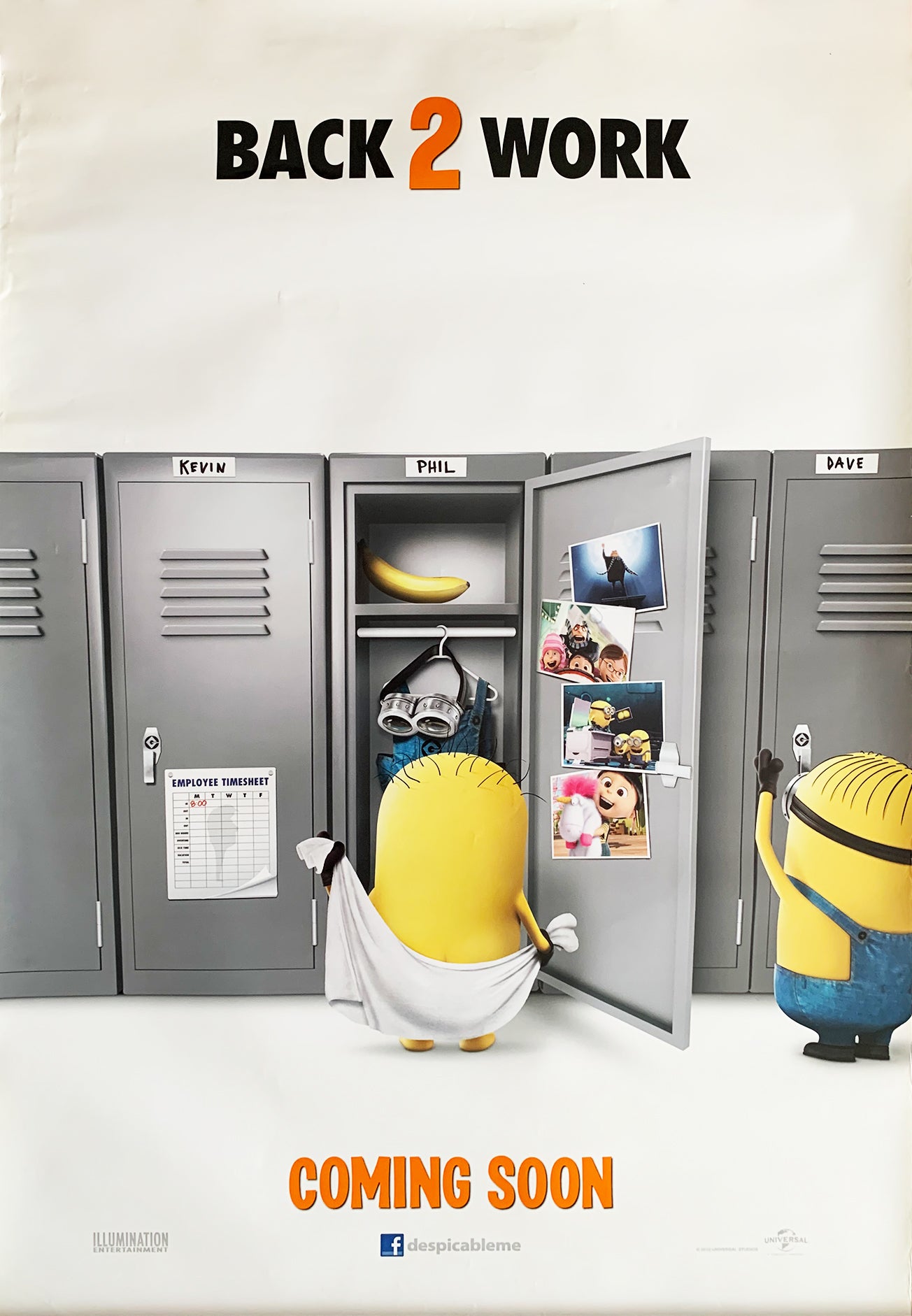 Manifesto Despicable me 2 2013 originale