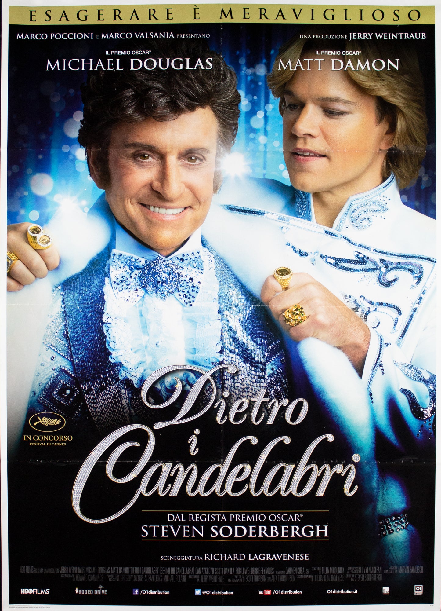 Manifesto Dietro i candelabri 2013 originale