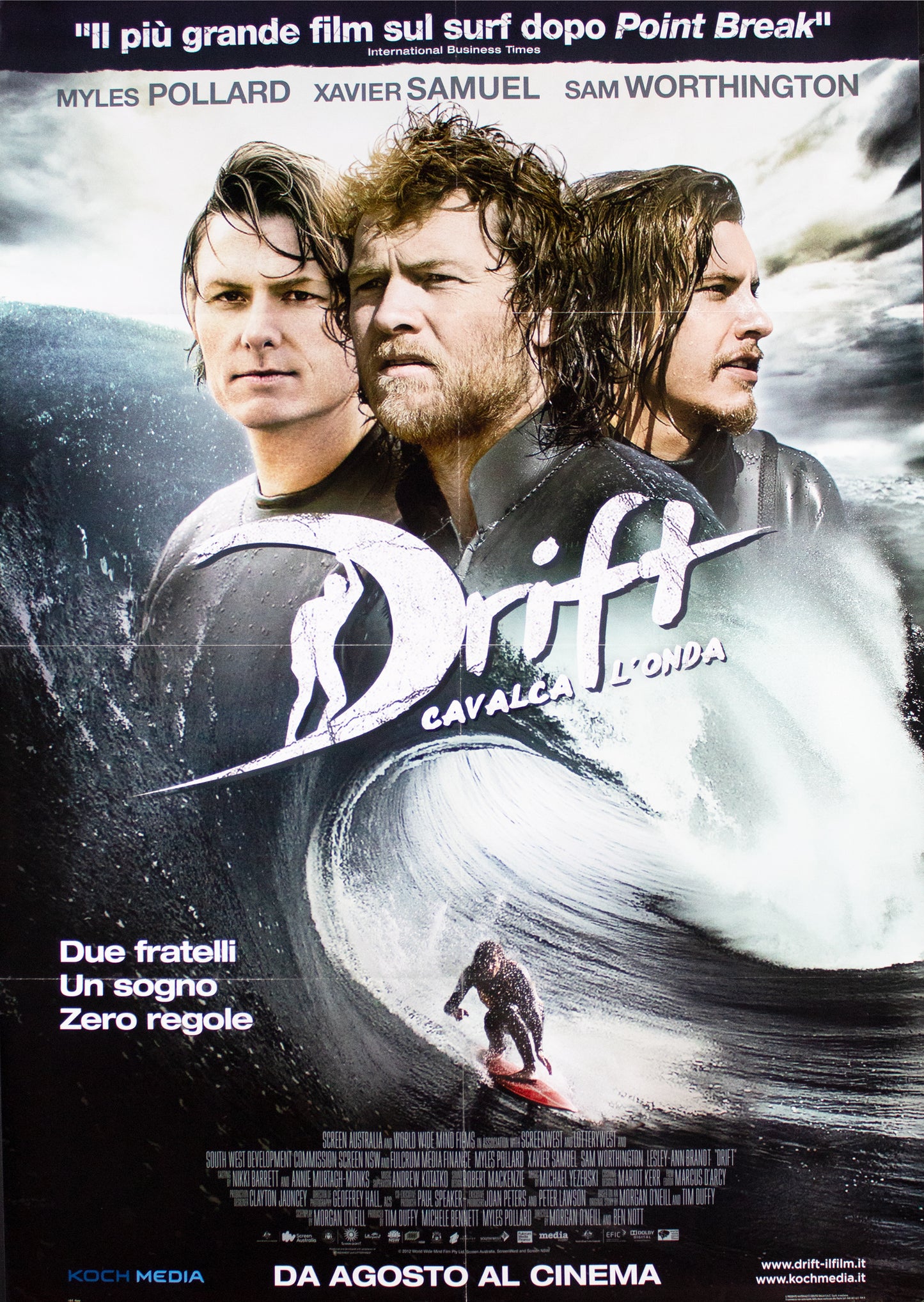 Manifesto Drift cavalca l'onda 2013 originale