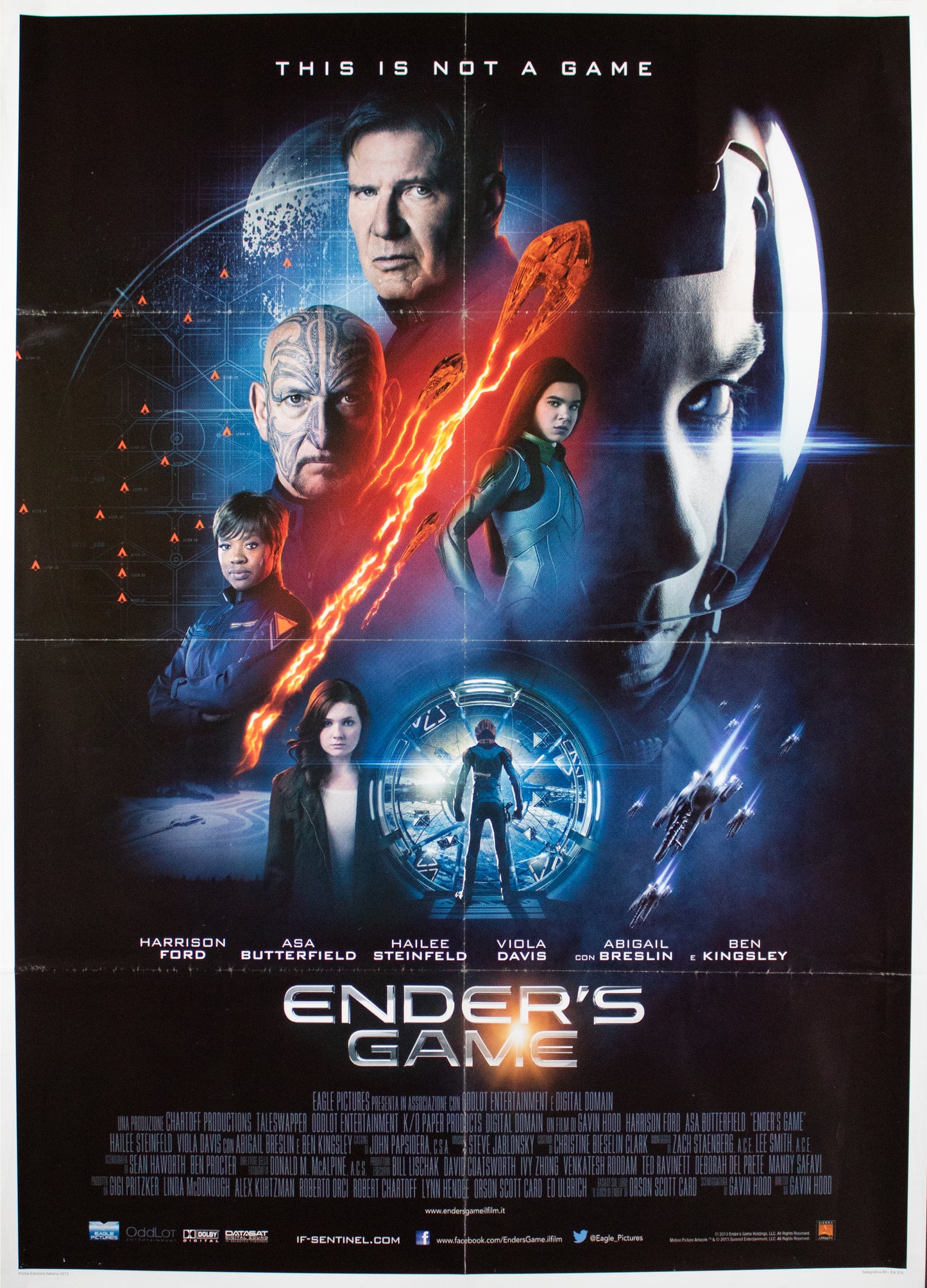 Manifesto ender's game 2013 originale