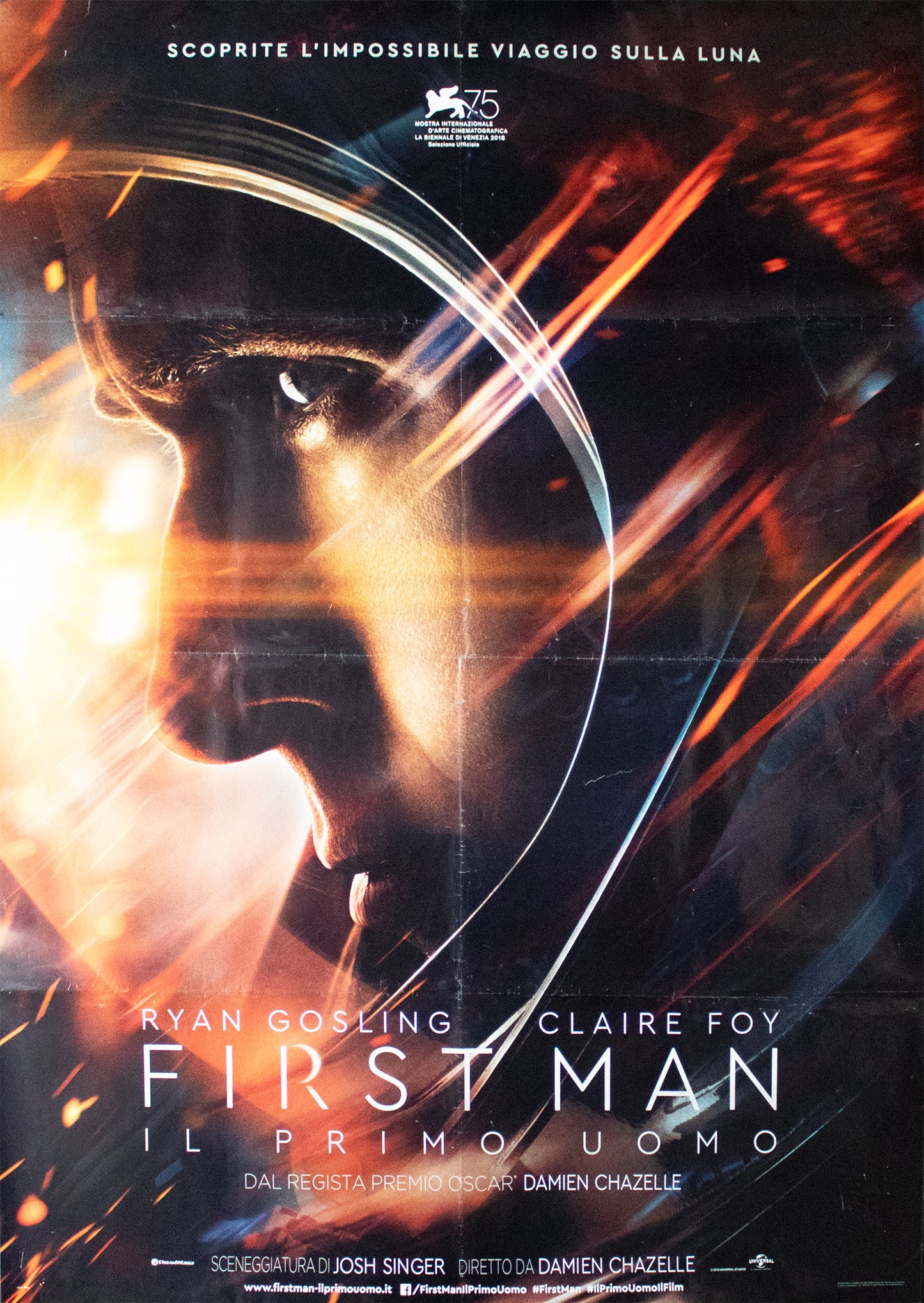 Manifesto First man il primo uomo 2018 originale