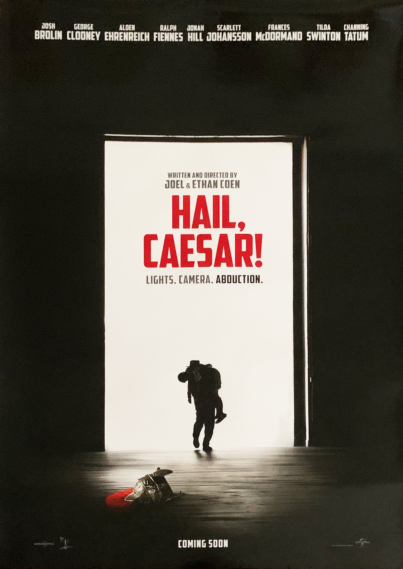 Manifesto Hail, Caesar 2016 originale