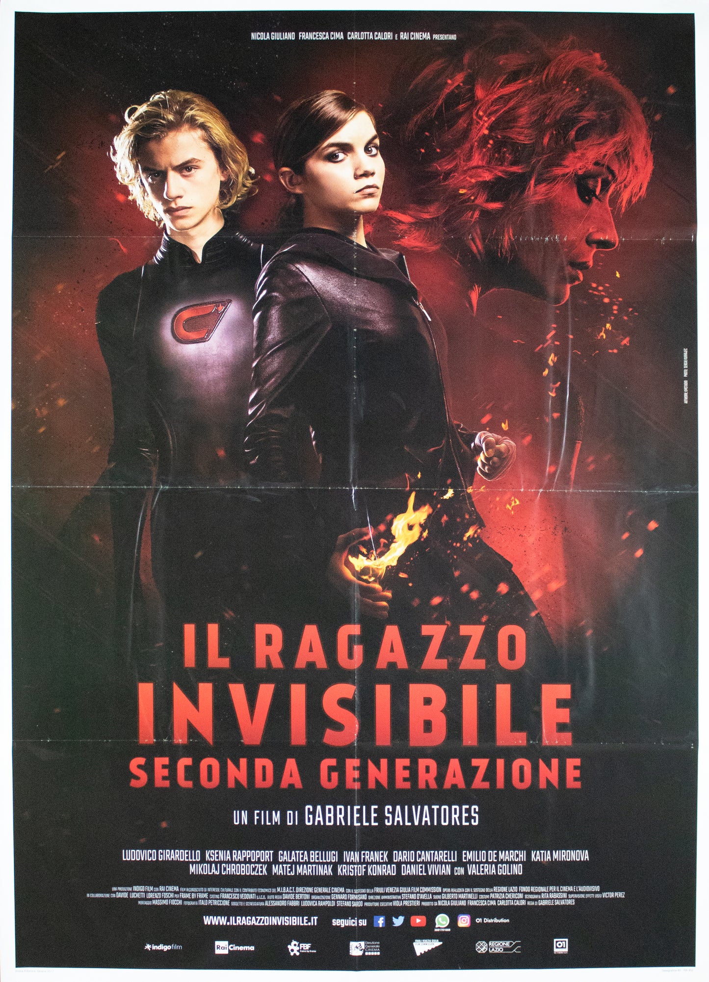 Manifesto Il Ragazzo Invisibile - Seconda Generazione 2018 originale