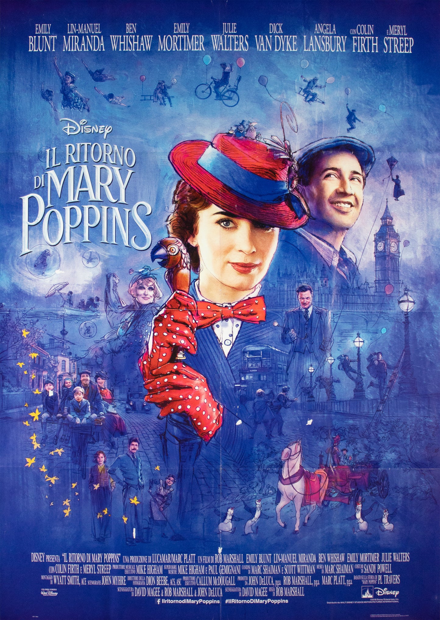 Manifesto il ritorno di Mary Poppins 2018 originale