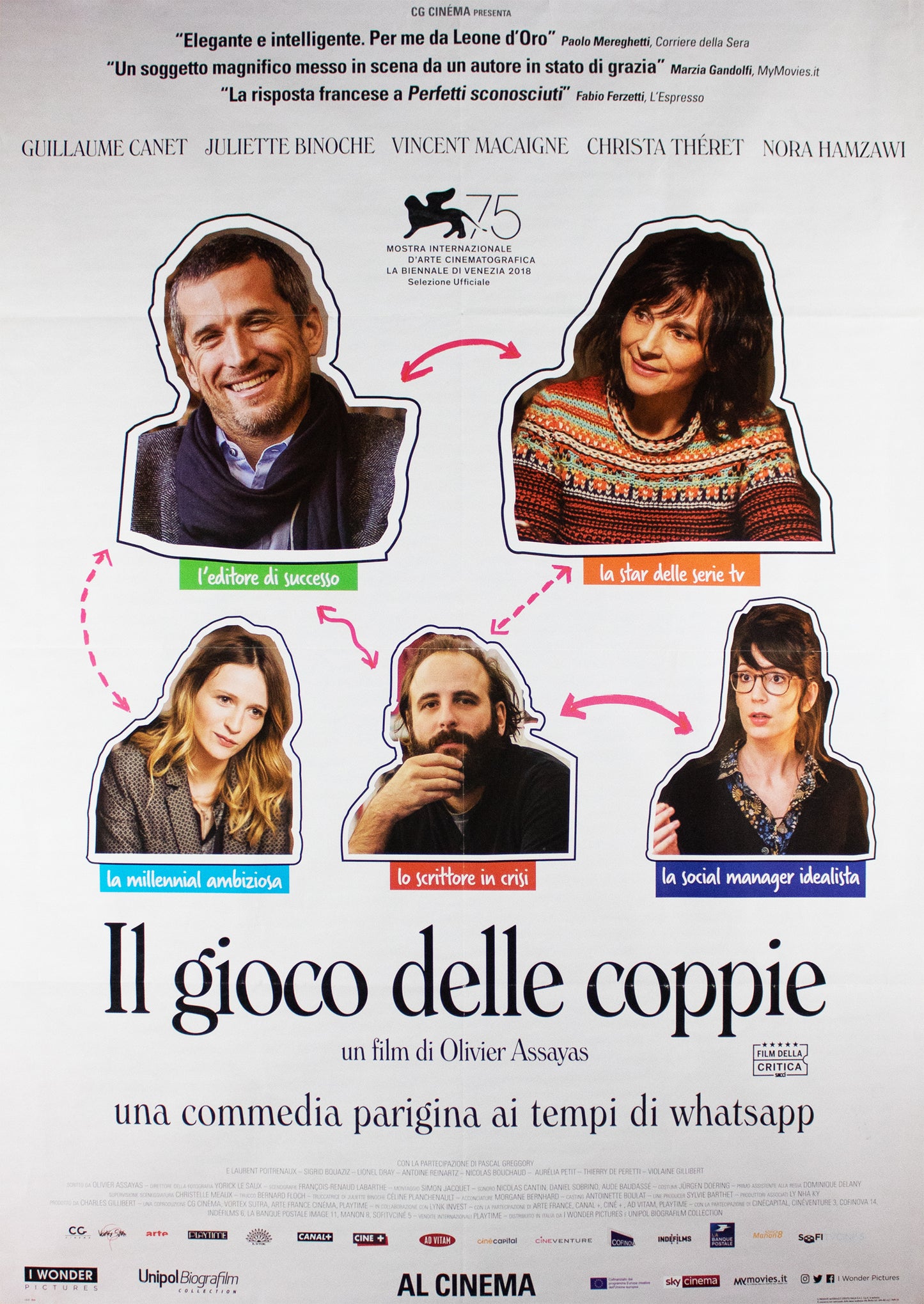 Manifesto il gioco delle coppie 2018 originale