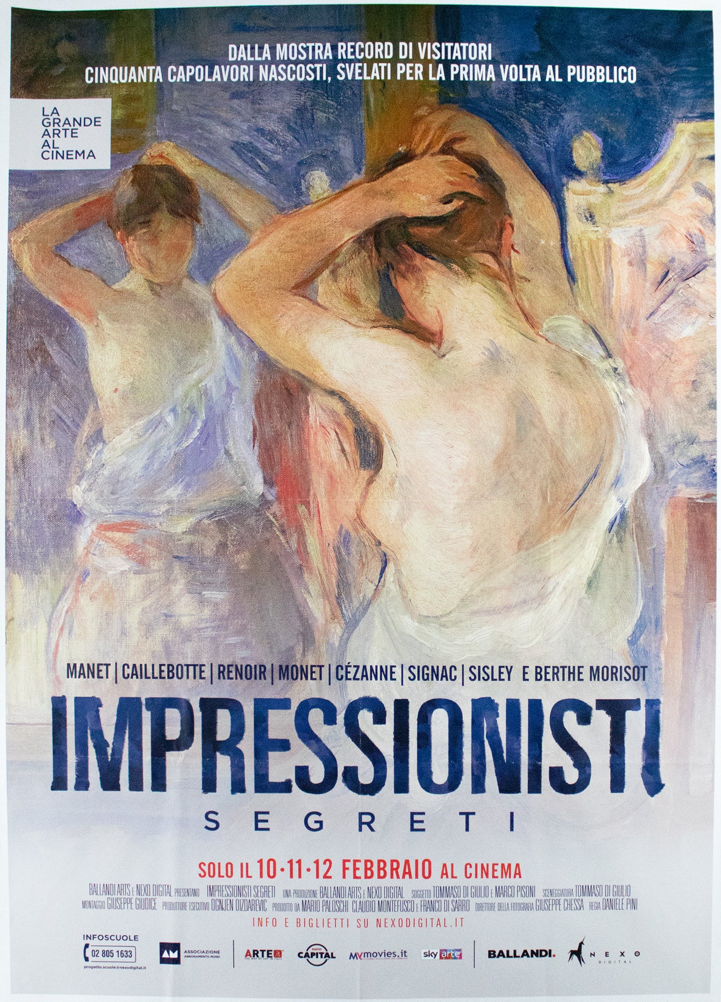 manifesto Impressionisti Segreti 2020 originale