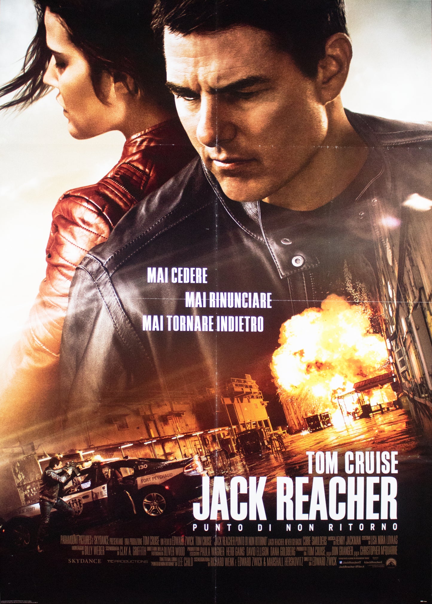 Manifesto jack reacher punto di non ritorno 2016 originale