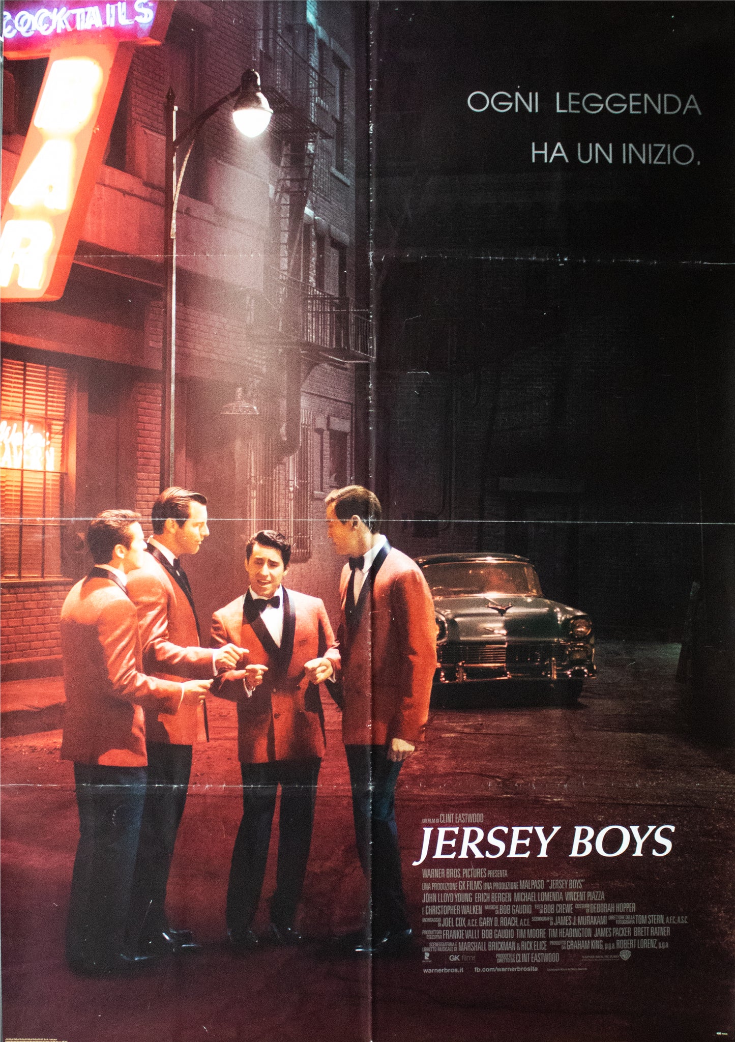 Manifesto jersey boys 2014 originale