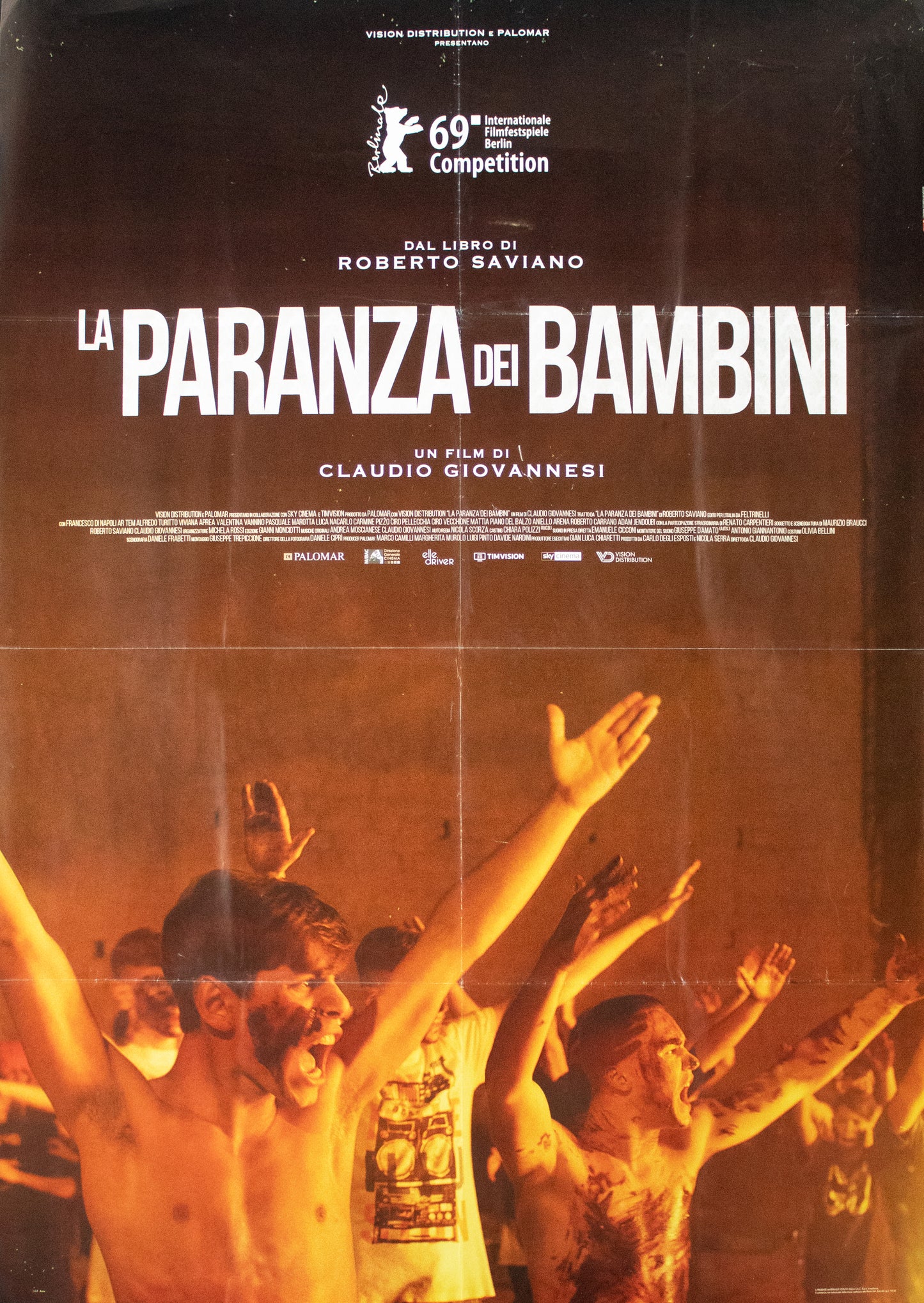Manifesto la paranza dei bambini 2019 originale