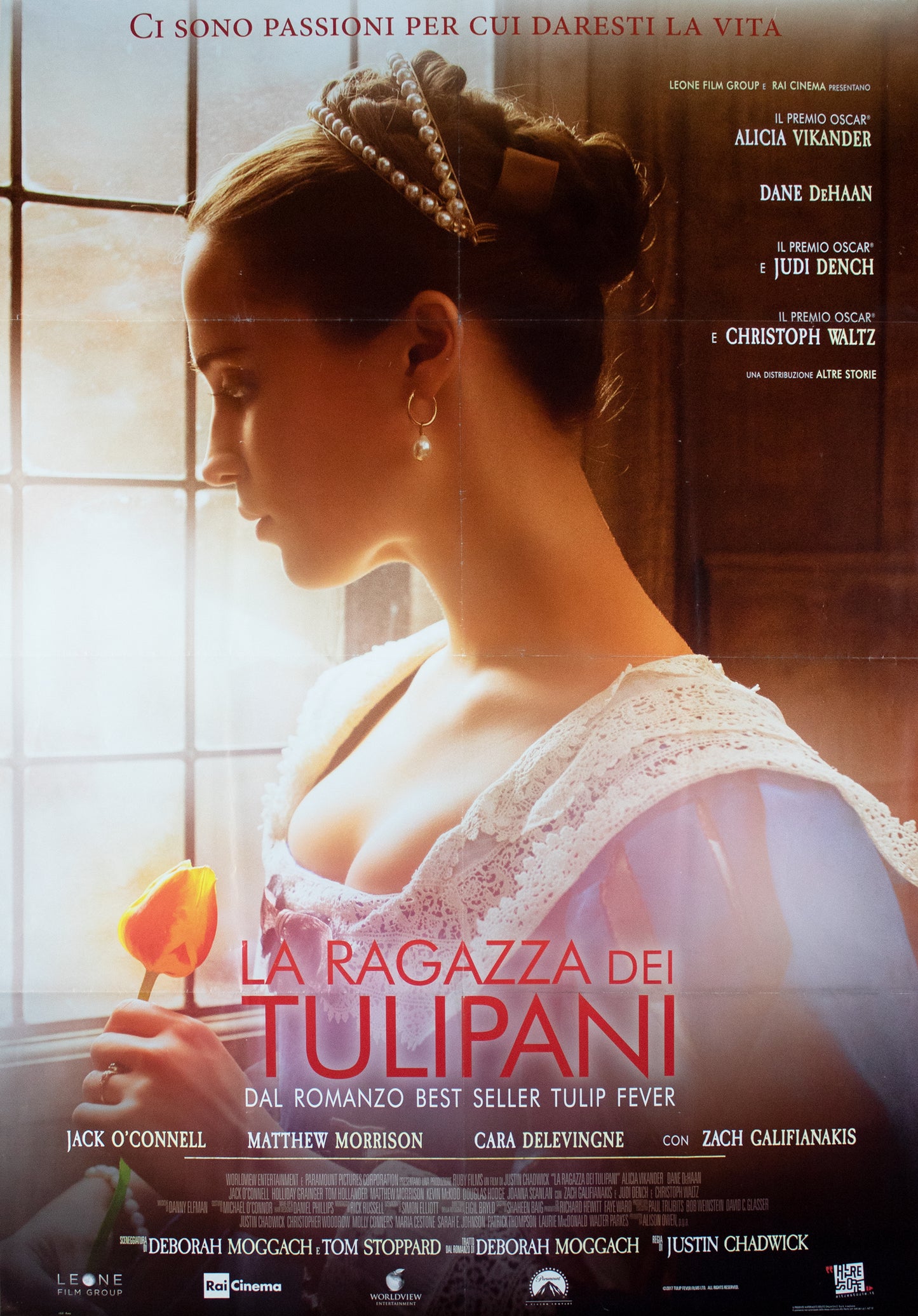 Manifesto la ragazza dei tulipani 2017 originale