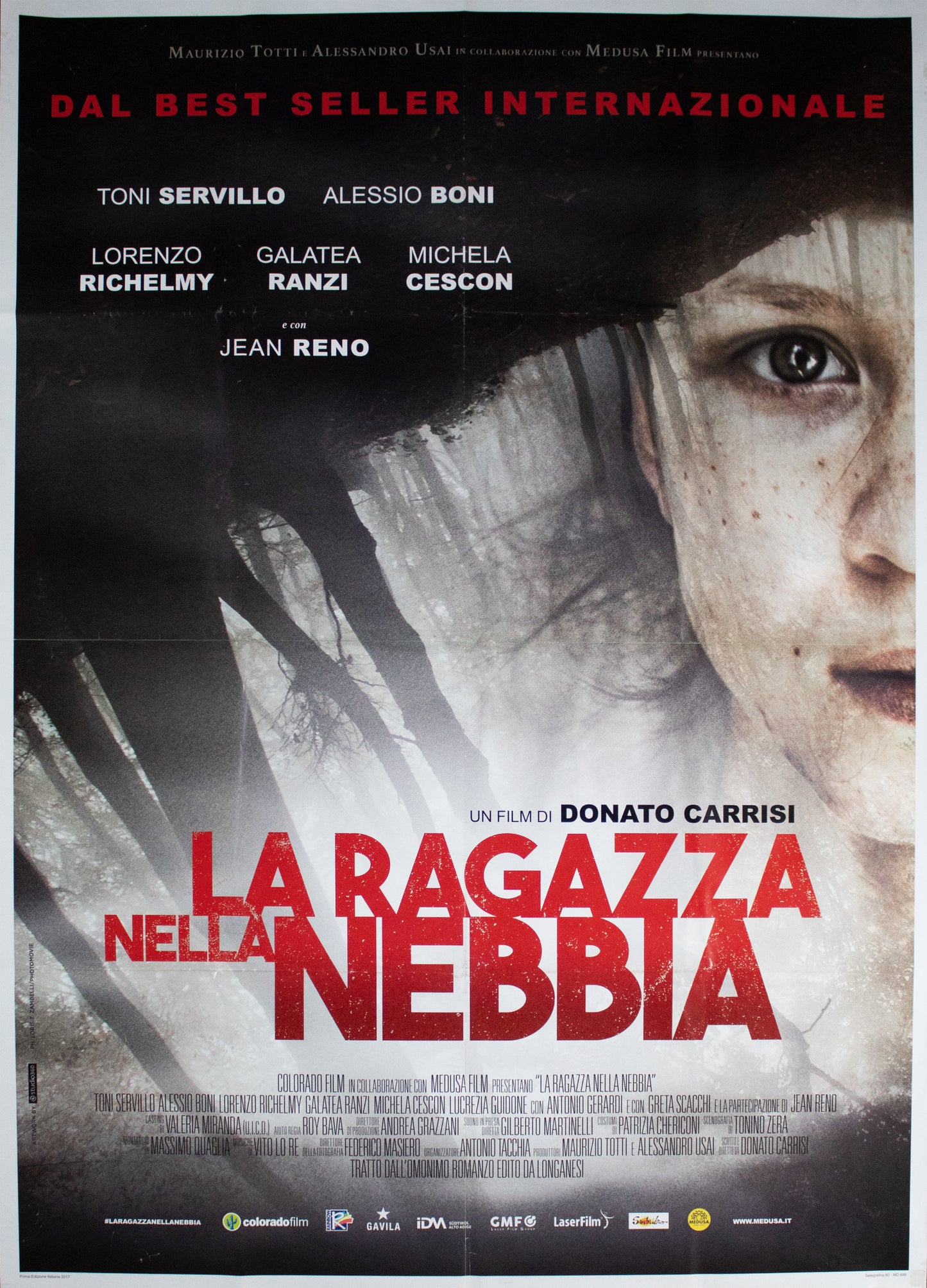 Manifesto la ragazza nella nebbia 2017 originale