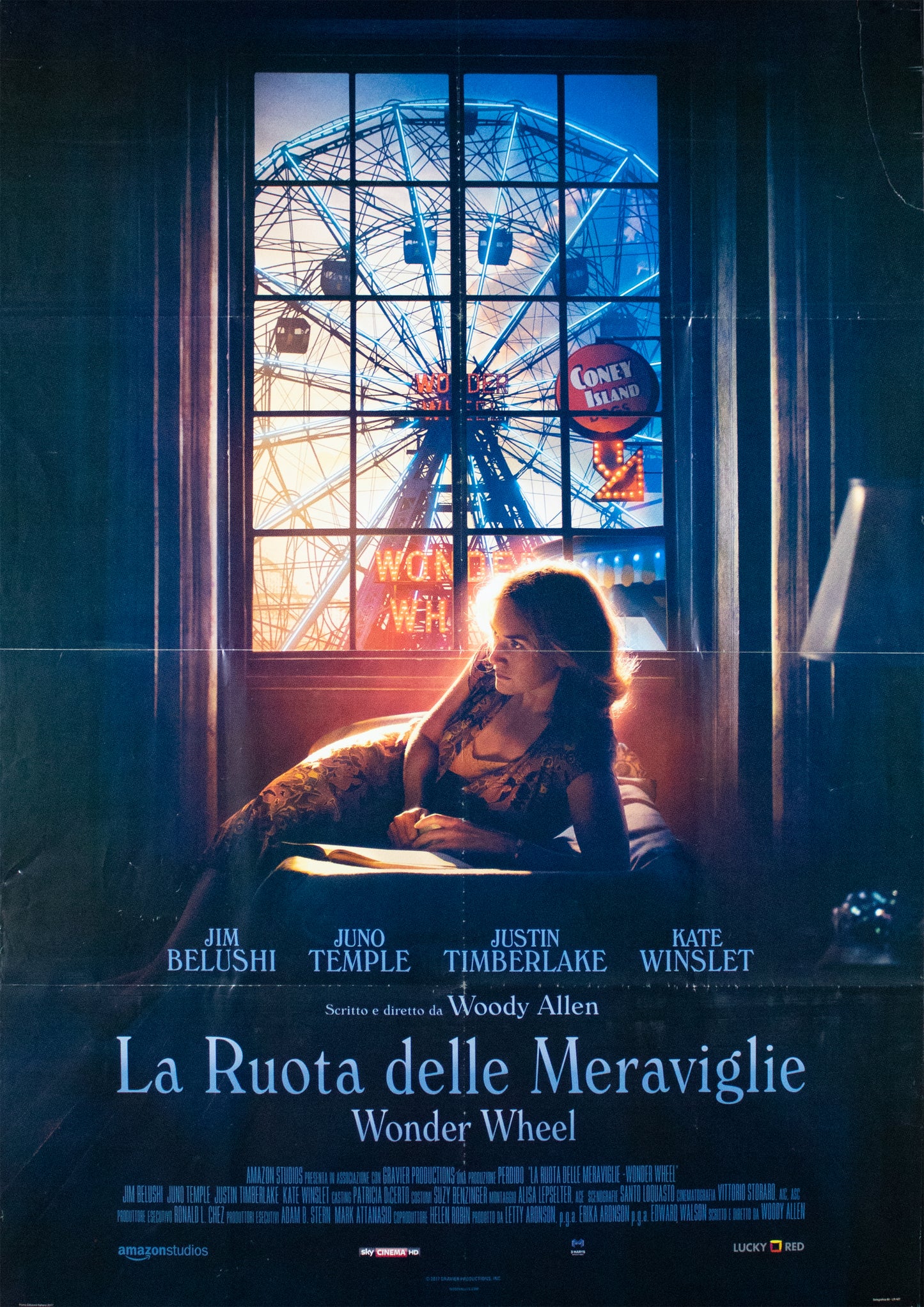 Manifesto La Ruota Delle Meraviglie Wonder Wheel 2017 Originale