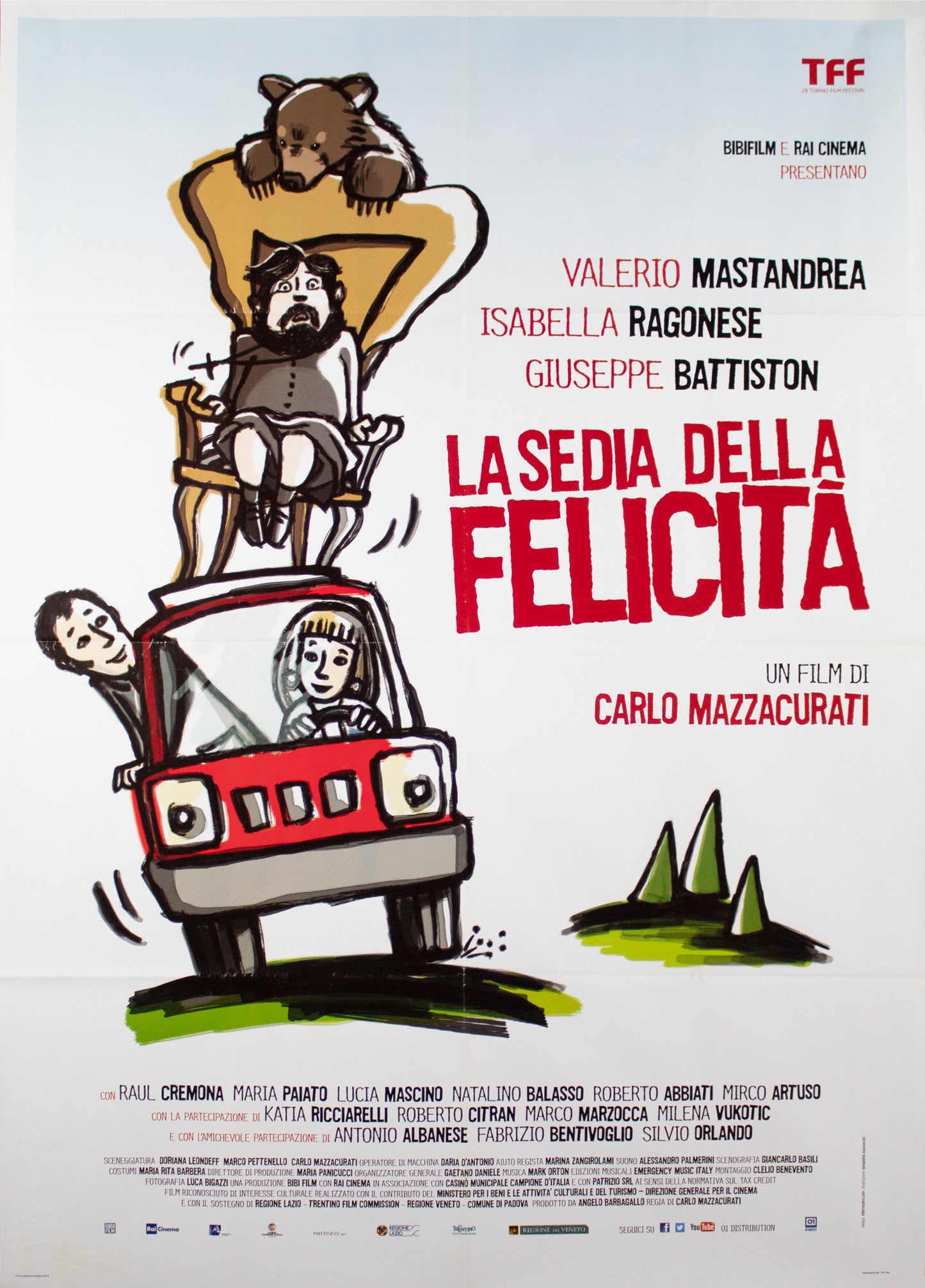 Manifesto La sedia della felicità 2013 originale