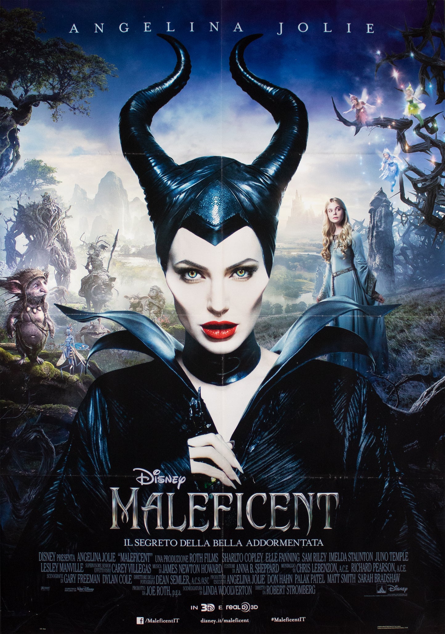 Manifesto maleficent 2014 originale
