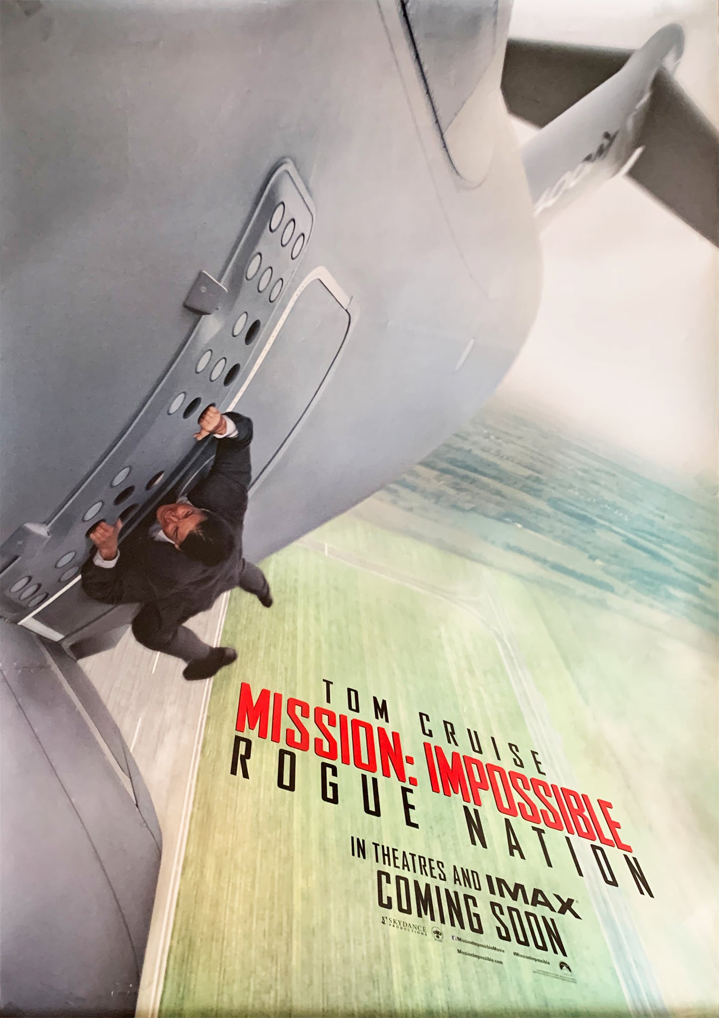 Manifesto Mission Impossible rogue nation 2015 originale