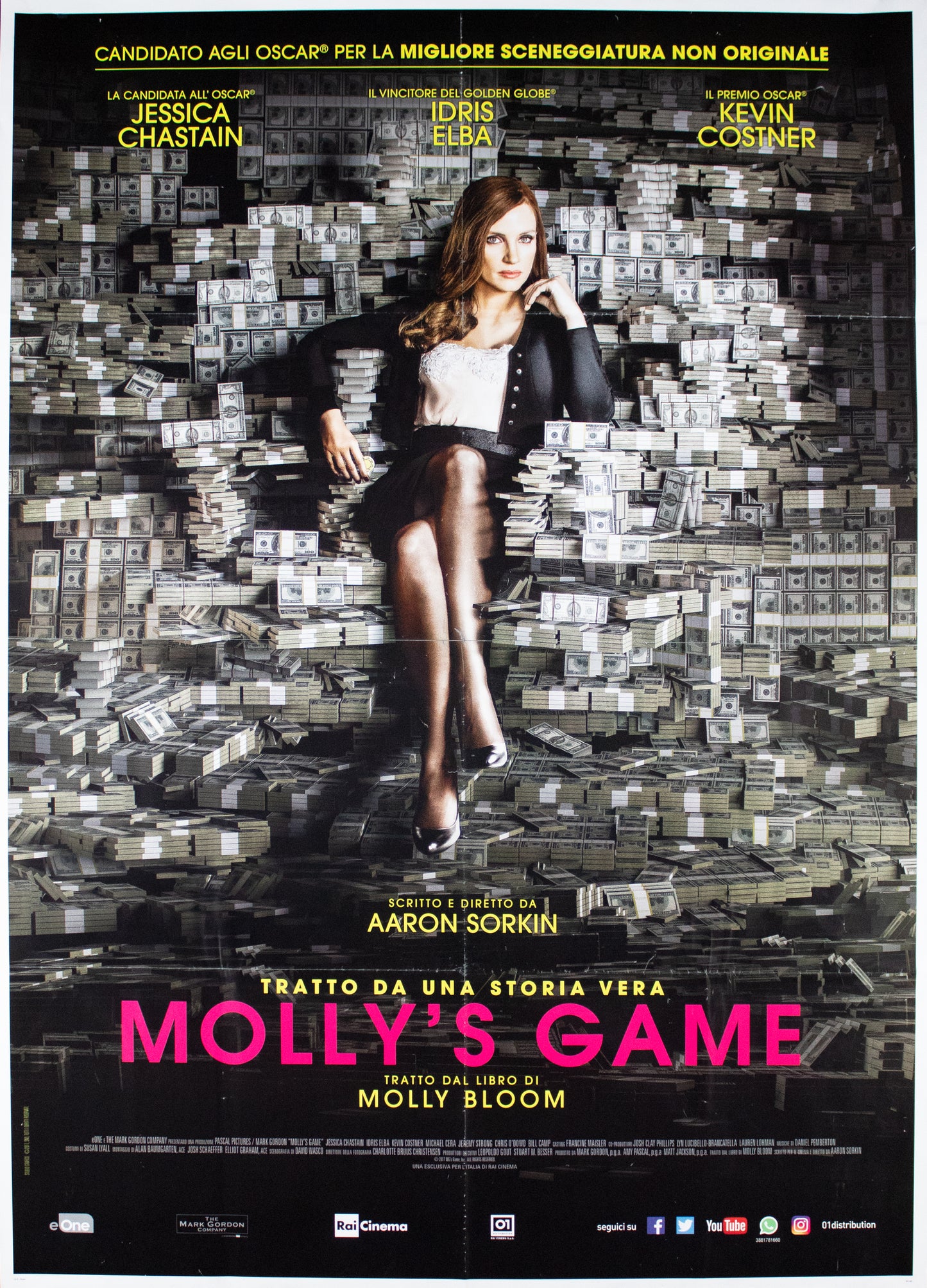 Manifesto Molly's game 2017 originale