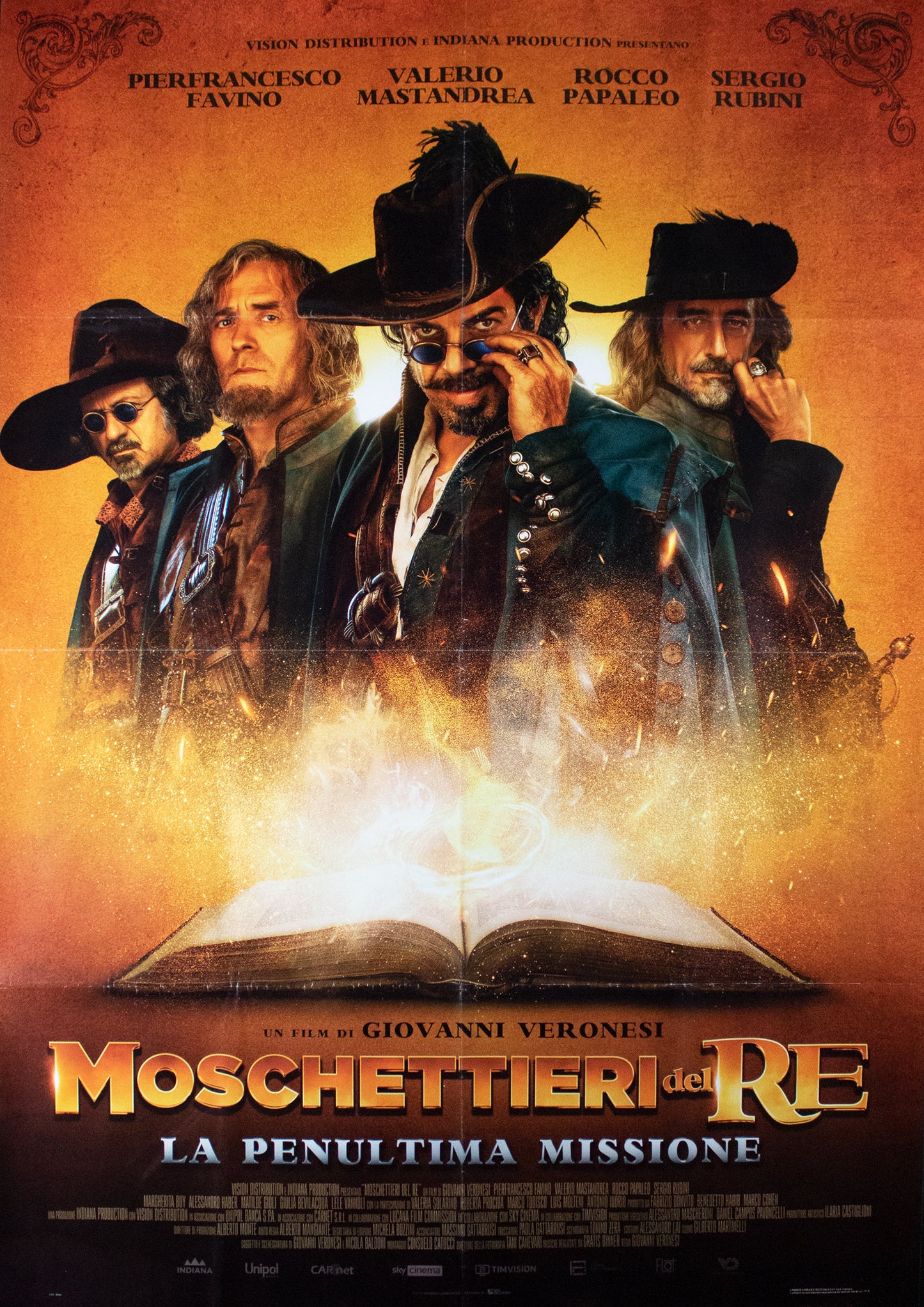 Manifesto Moschettieri del Re La Penultima Missione 2018 originale