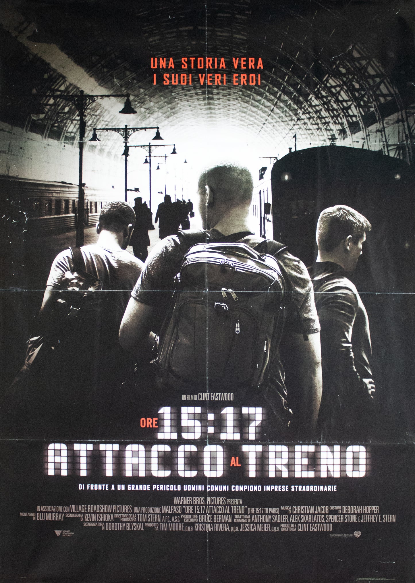 Manifesto Ore 15:17 Attacco al Treno 2018 originale