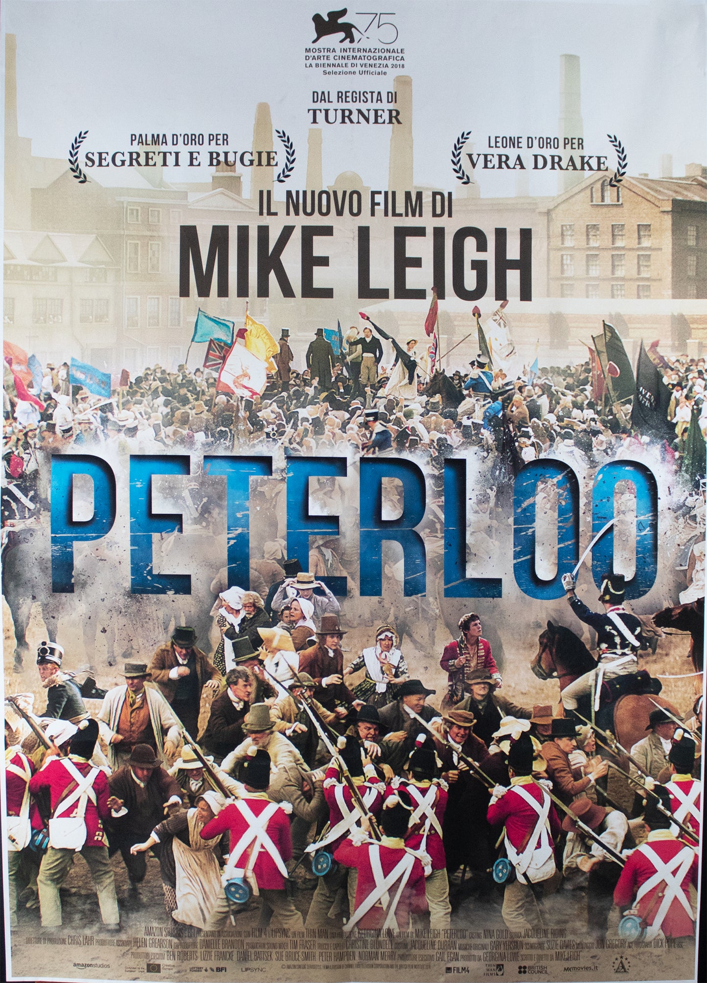 Manifesto Peterloo 2018 originale