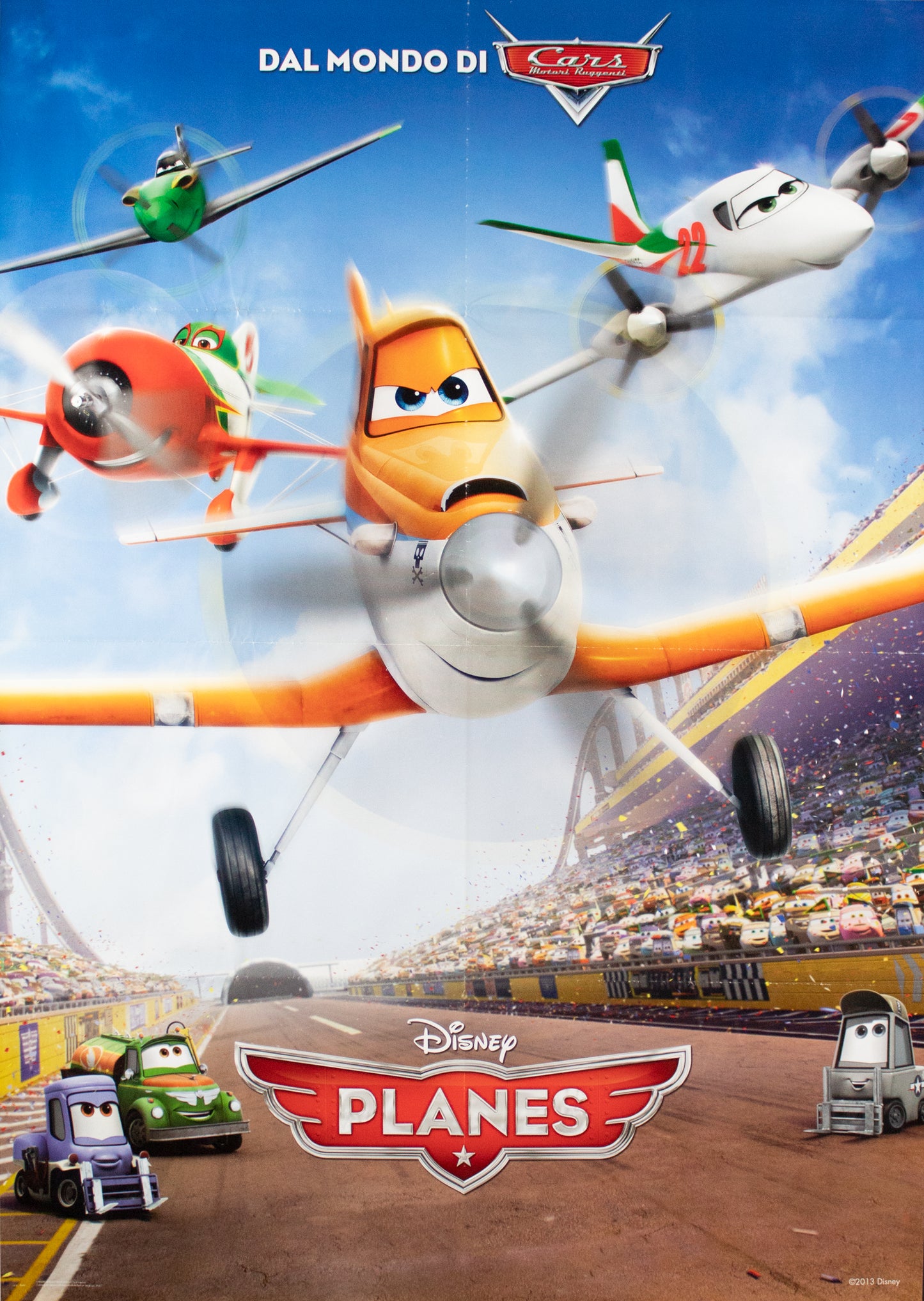 Manifesto Planes Disney 2013 originale