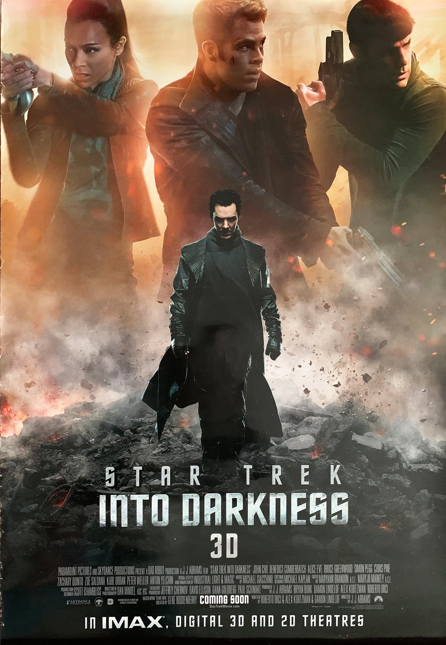 Manifesto star trek into darkness 2013 originale