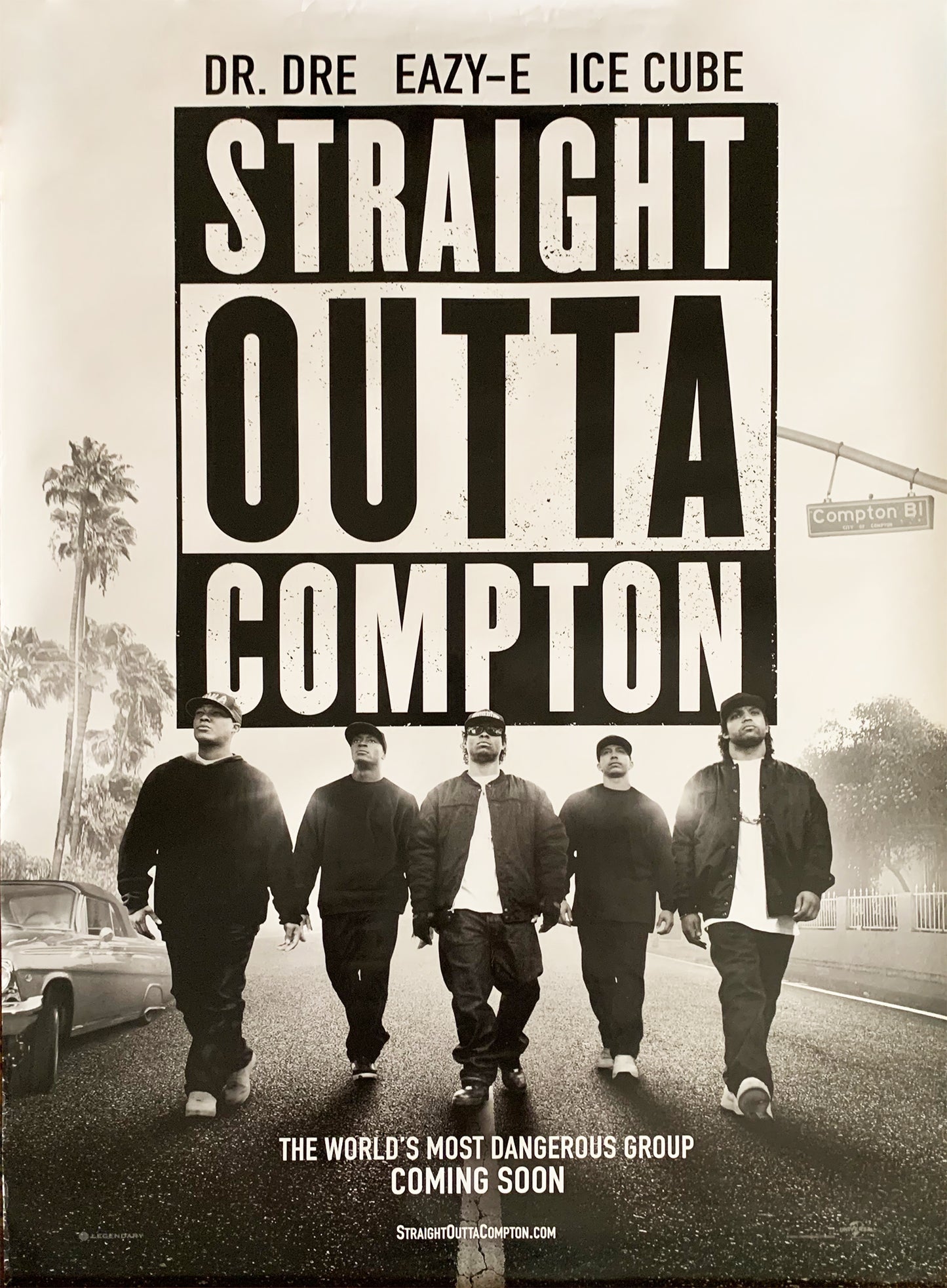 Manifesto Straight outta Compton 2015 originale