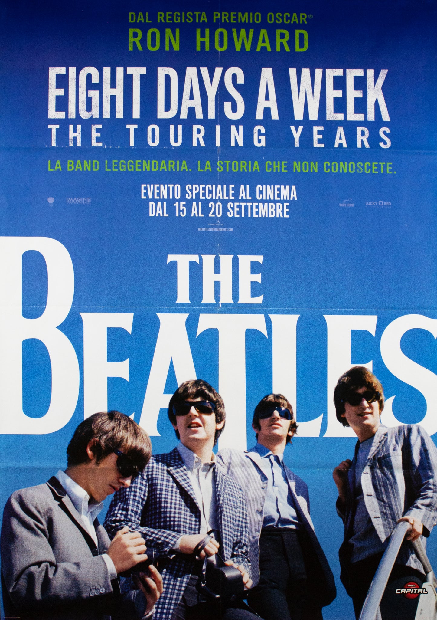 Manifesto The Beatles: Eight Days a Week 2016 Originale