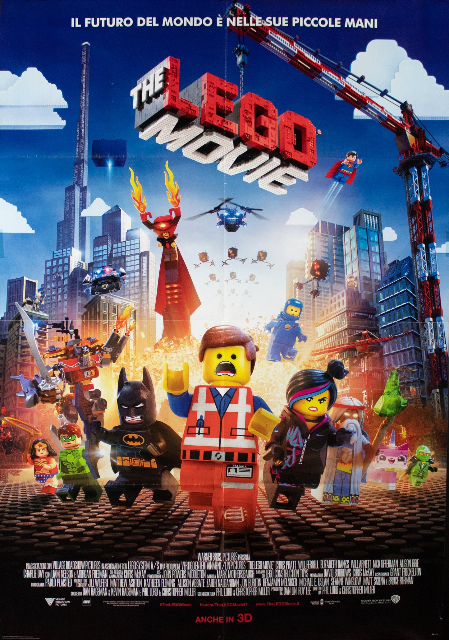 Manifesto the lego movie 2014 originale