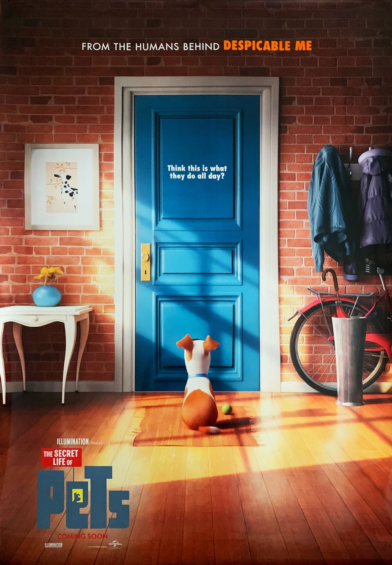 Manifesto The secret life of pets 2016 originale