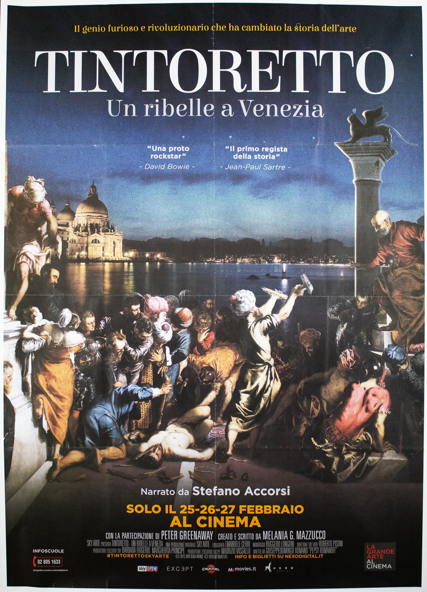 Manifesto Tintoretto Un ribelle a Venezia 2019 originale