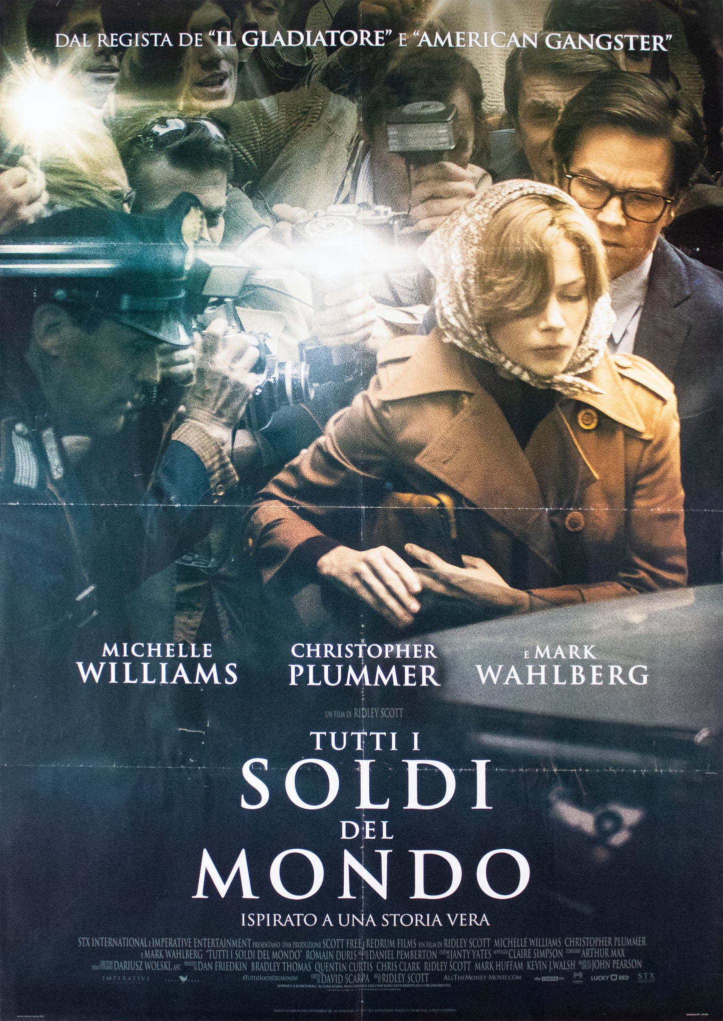 Manifesto tutti i soldi del mondo 2017 originale