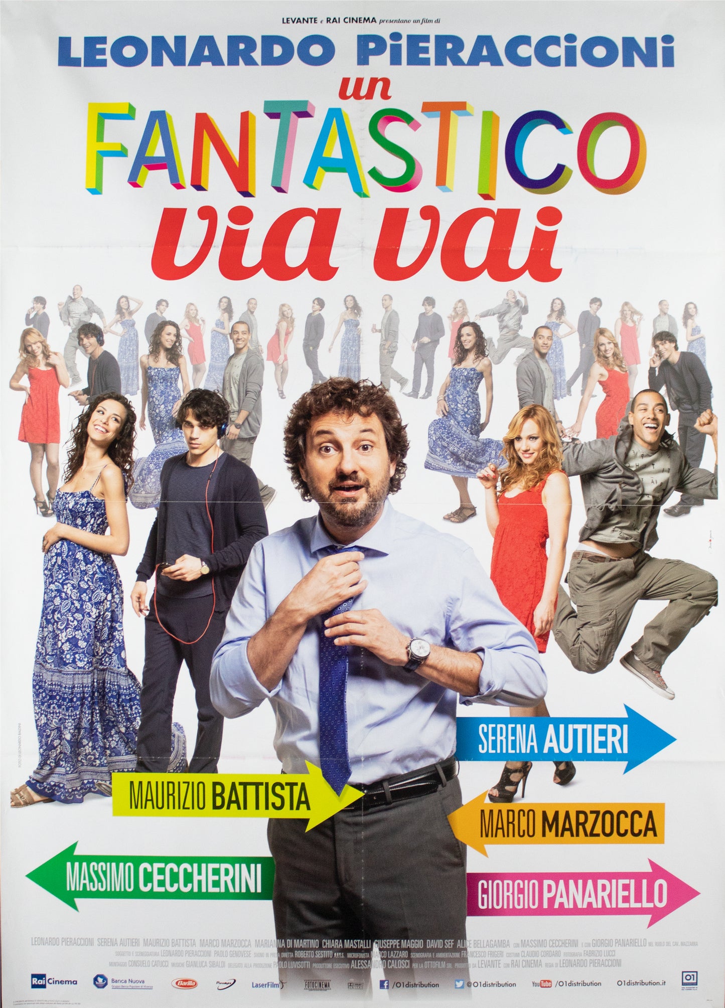 Manifesto Un fantastico via vai 2013 originale