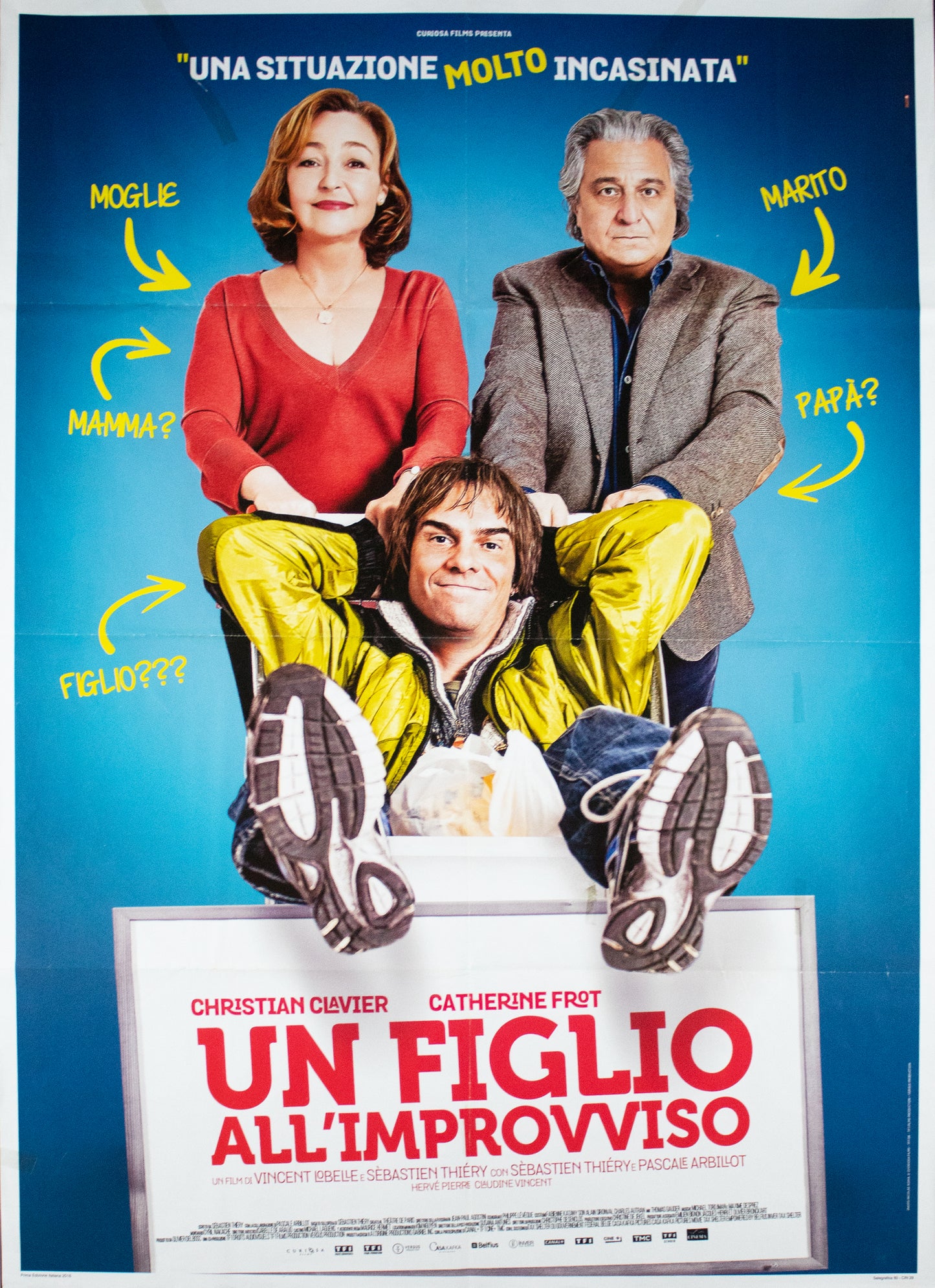 Manifesto un figlio all'improvviso 2017 originale