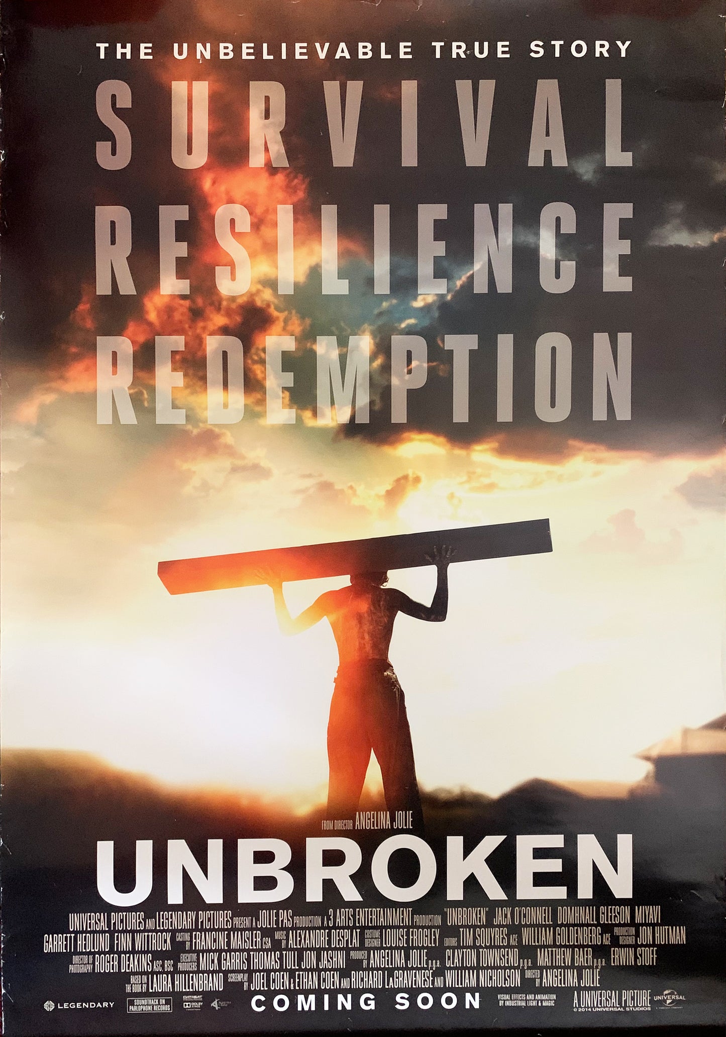 Manifesto Unbroken 2014 originale