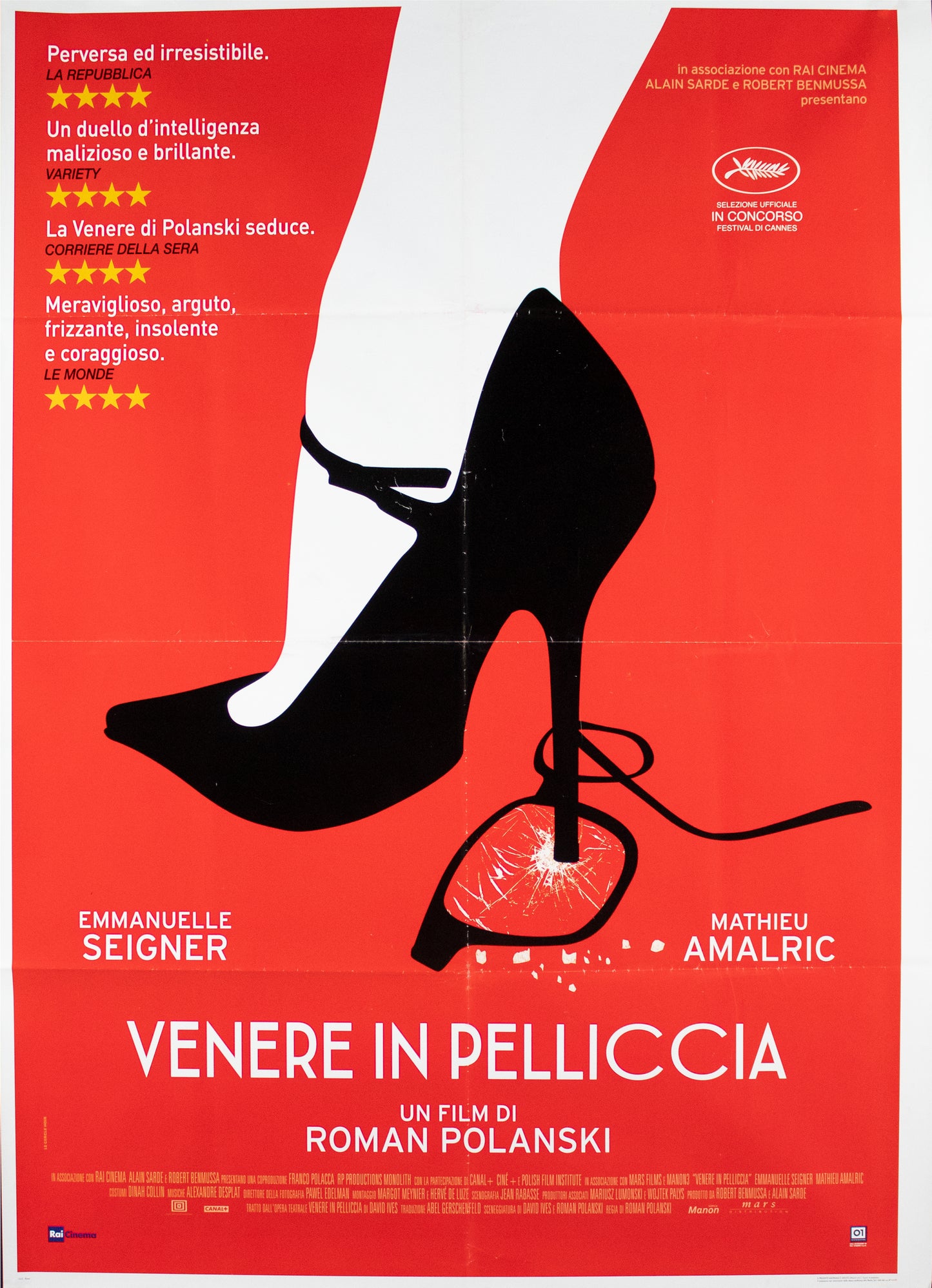 Manifesto venere in pelliccia 2013 originale