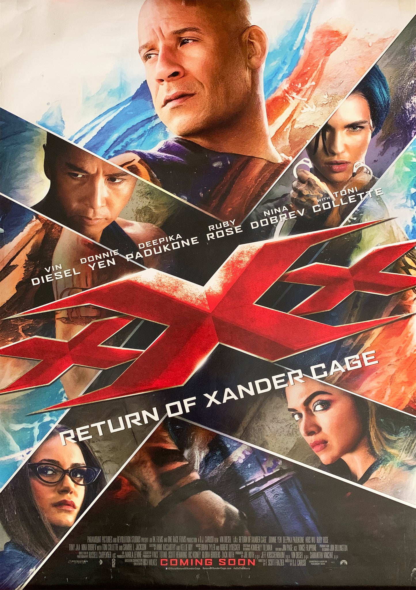 Manifesto XXX return of Xander cage 2017 originale