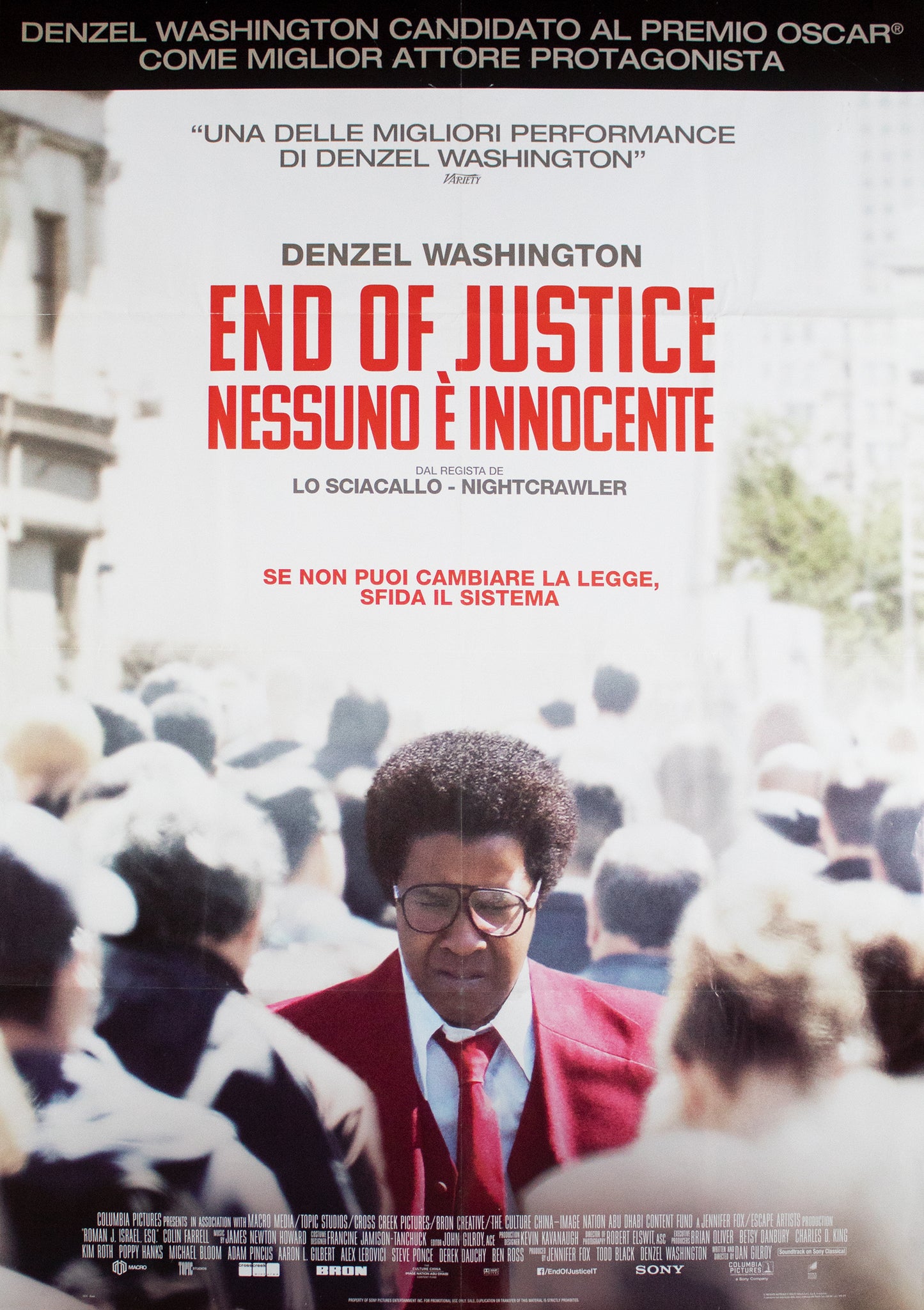 Manifesto end of justice nessuno è innocente 2017 originale