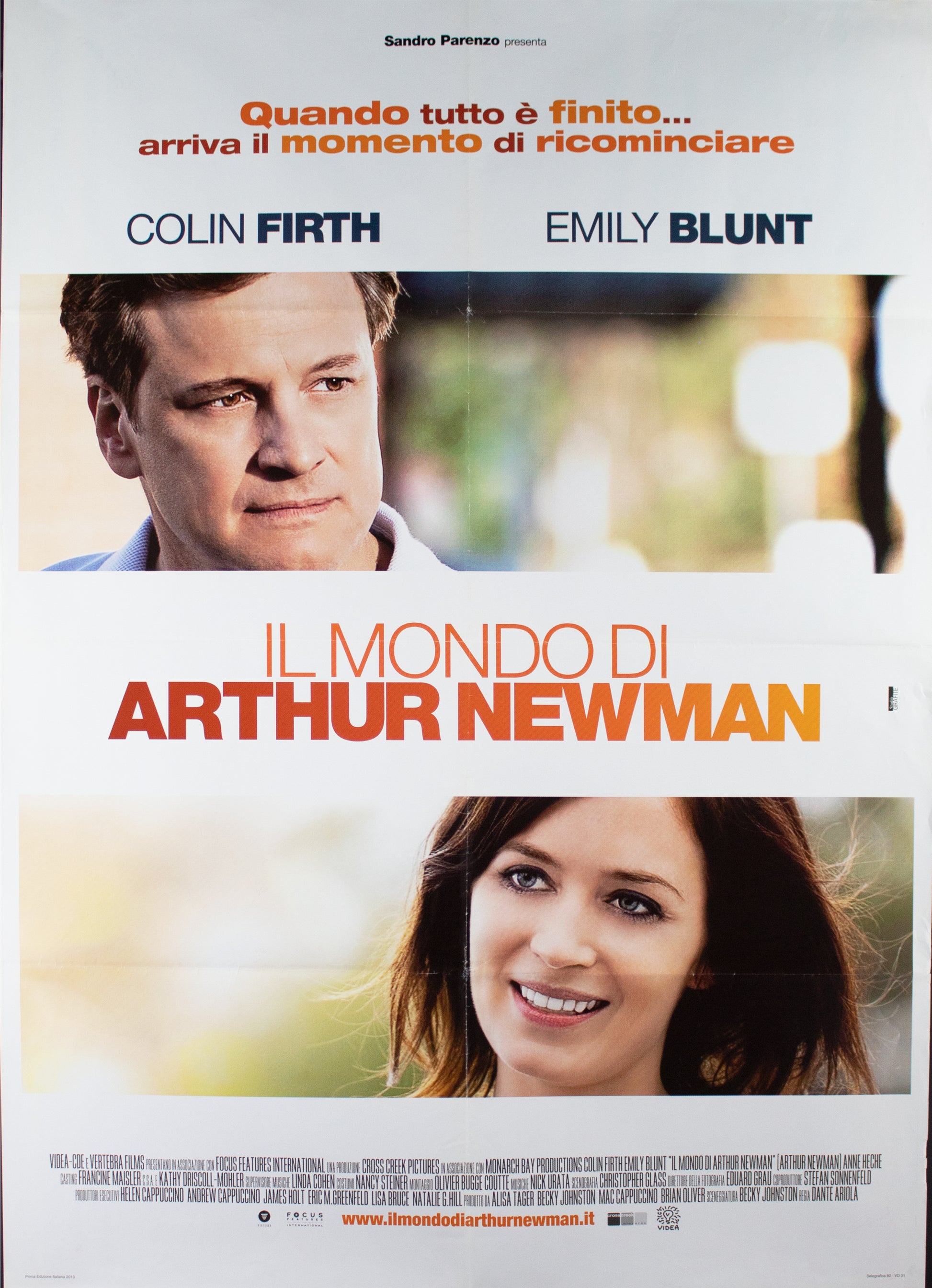 Manifesto il mondo di Arthur Newman 2012 originale