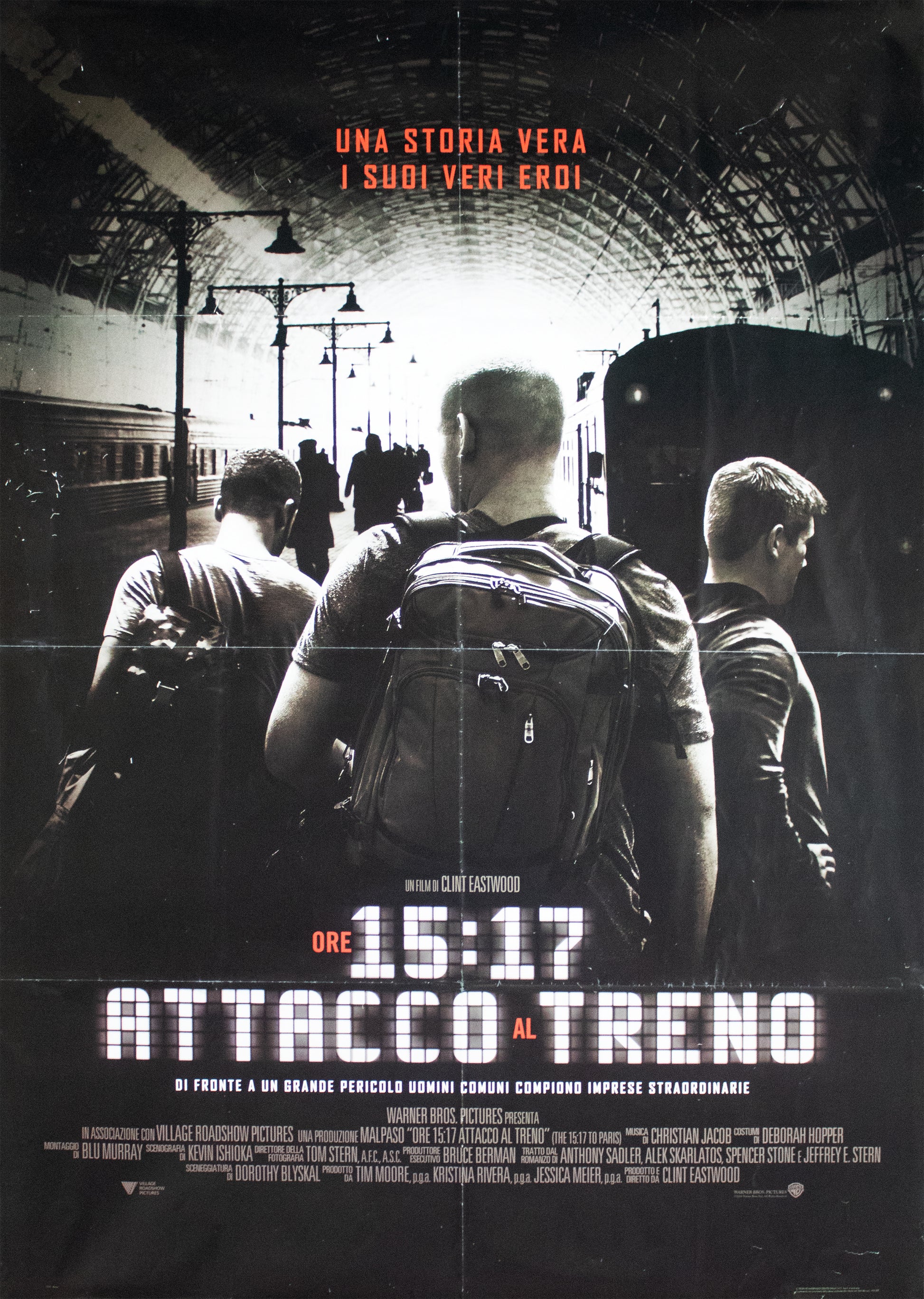 Manifesto Ore 15:17 Attacco al Treno 2018 originale
