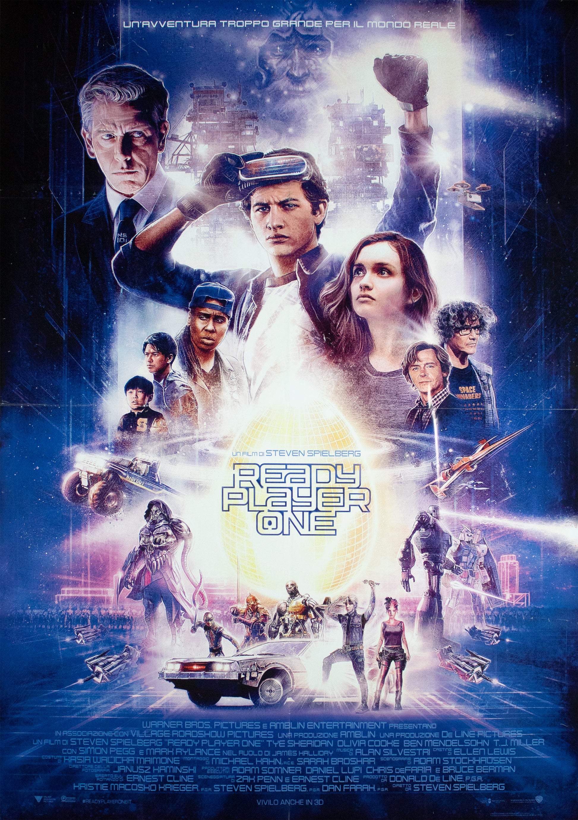 Manifesto ready player one 2018 originale