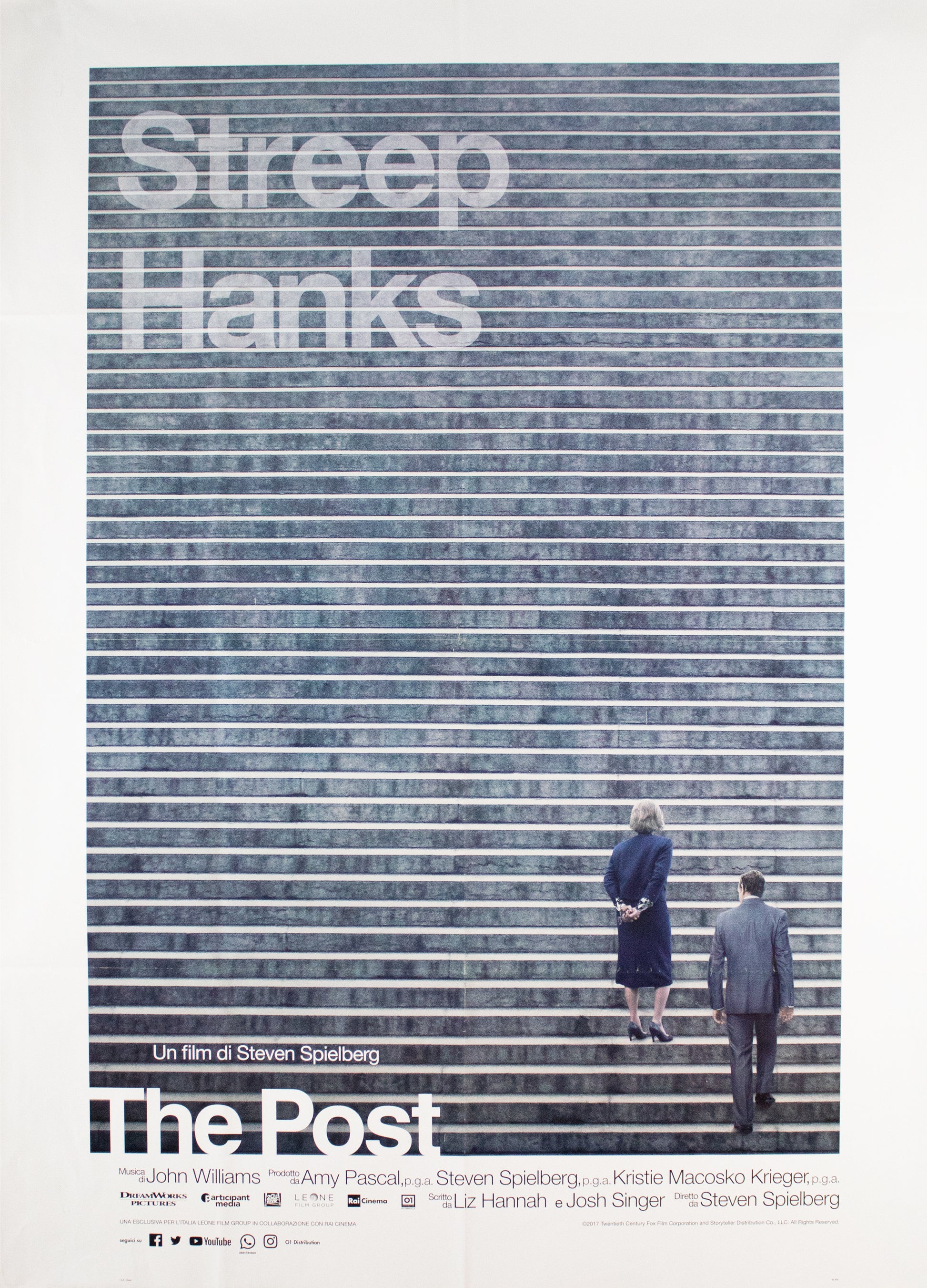 Manifesto The Post 2017 originale